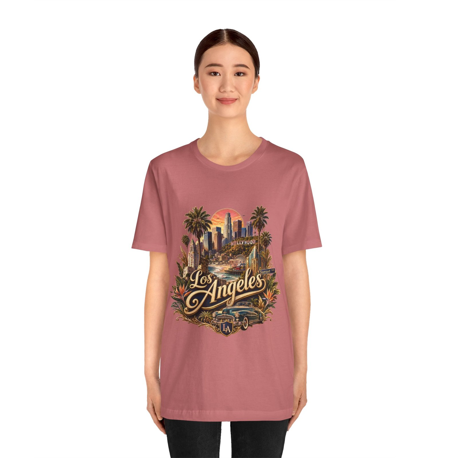 Los Angeles Vintage Skyline Tee — Retro Hollywood LA City T-Shirt - Image 13