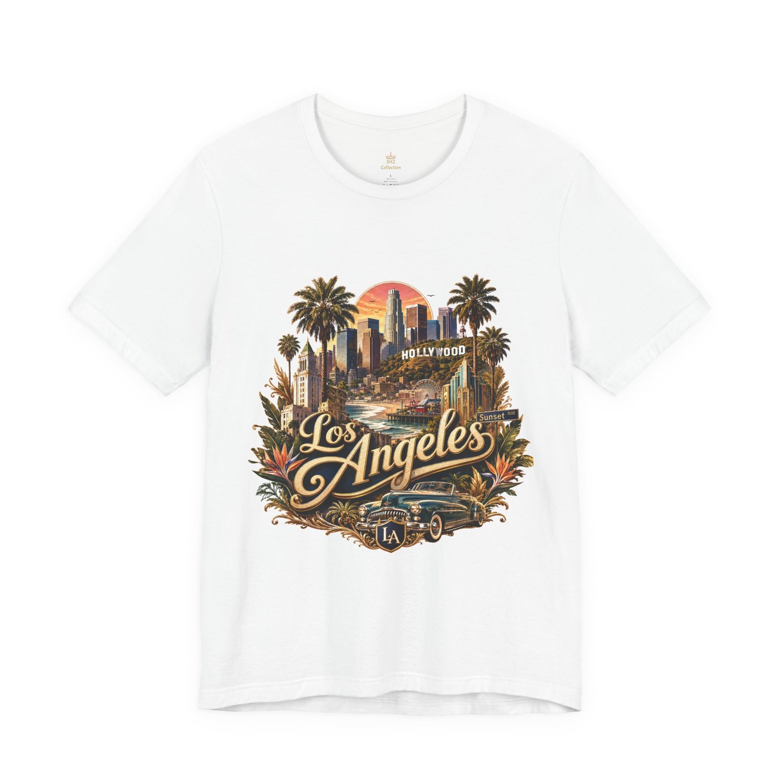 Los Angeles Vintage Skyline Tee — Retro Hollywood LA City T-Shirt - Image 17