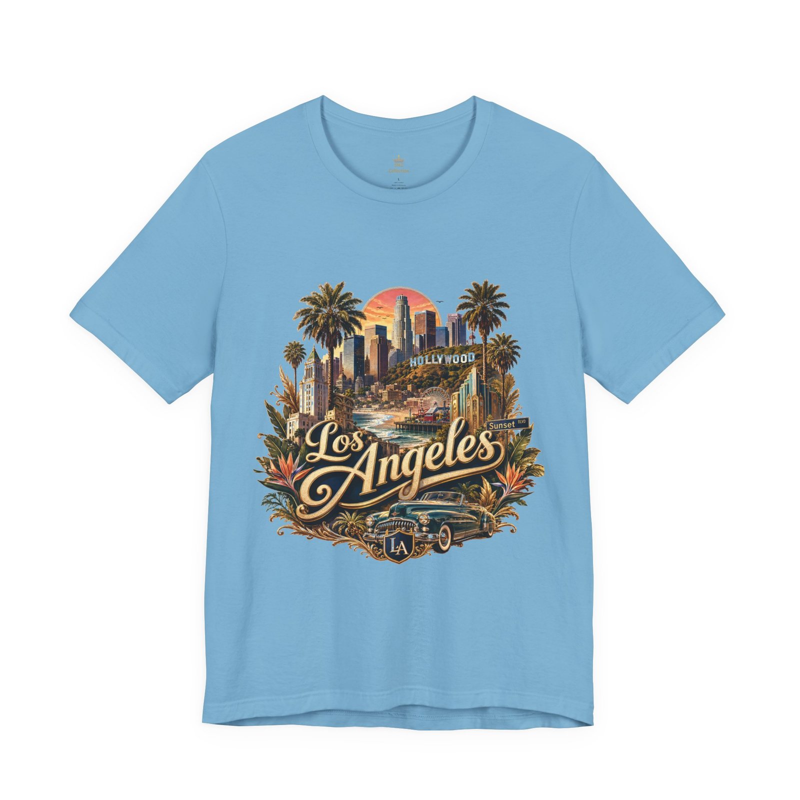 Los Angeles Vintage Skyline Tee — Retro Hollywood LA City T-Shirt - Image 65