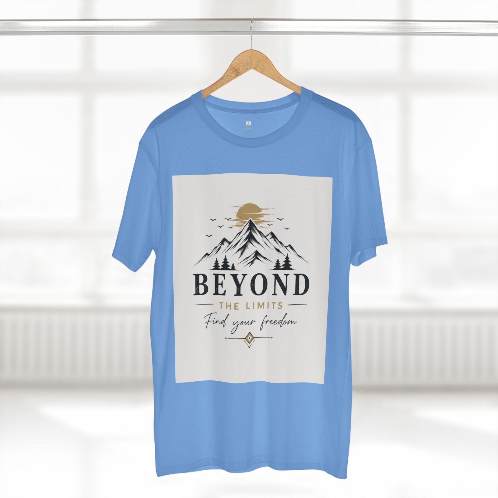 Beyond the Limits Mountain T-Shirt — "Find Your Freedom" Adventure Tee - Image 36