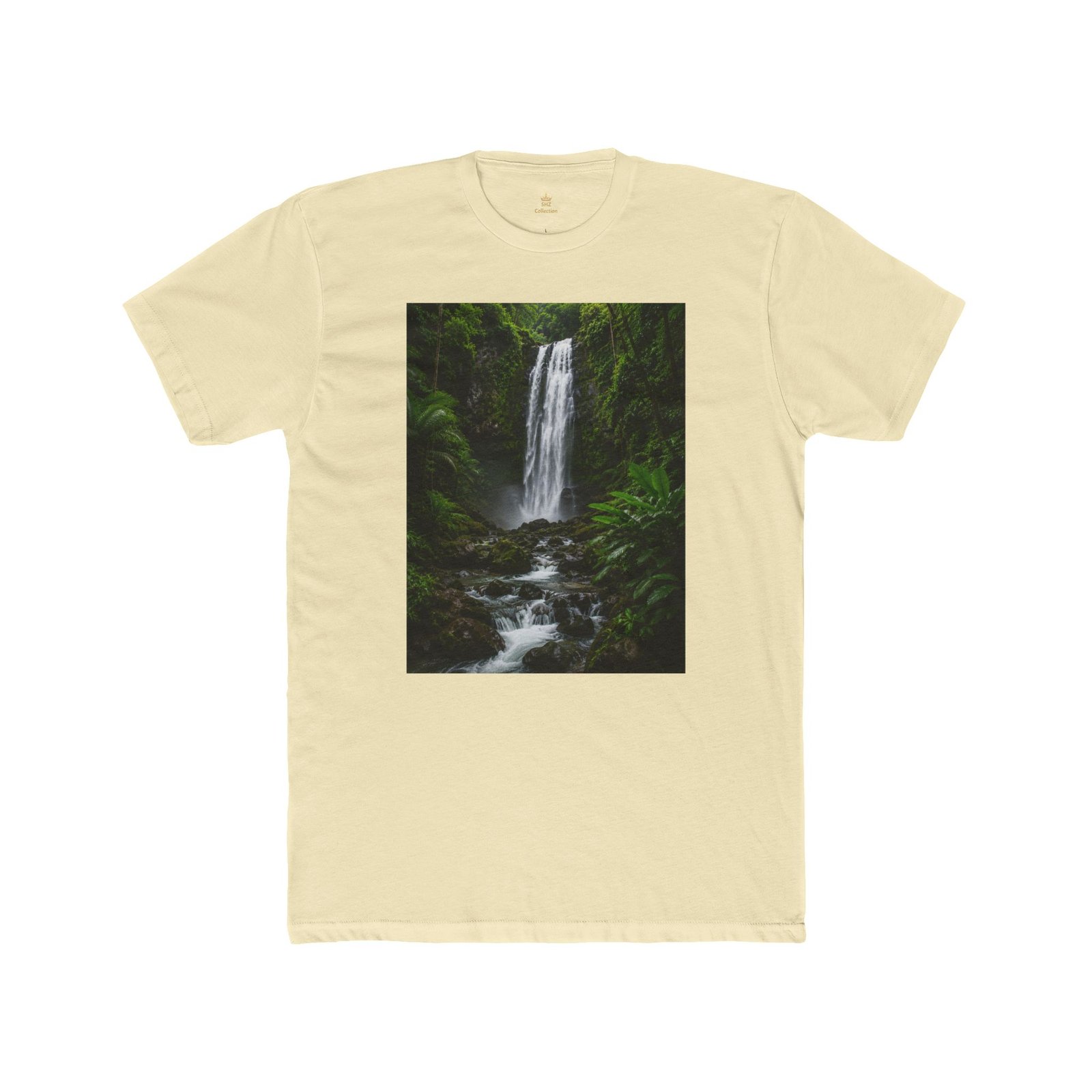 Waterfall Photo T‑Shirt — Forest Cascade Nature Tee - Image 19