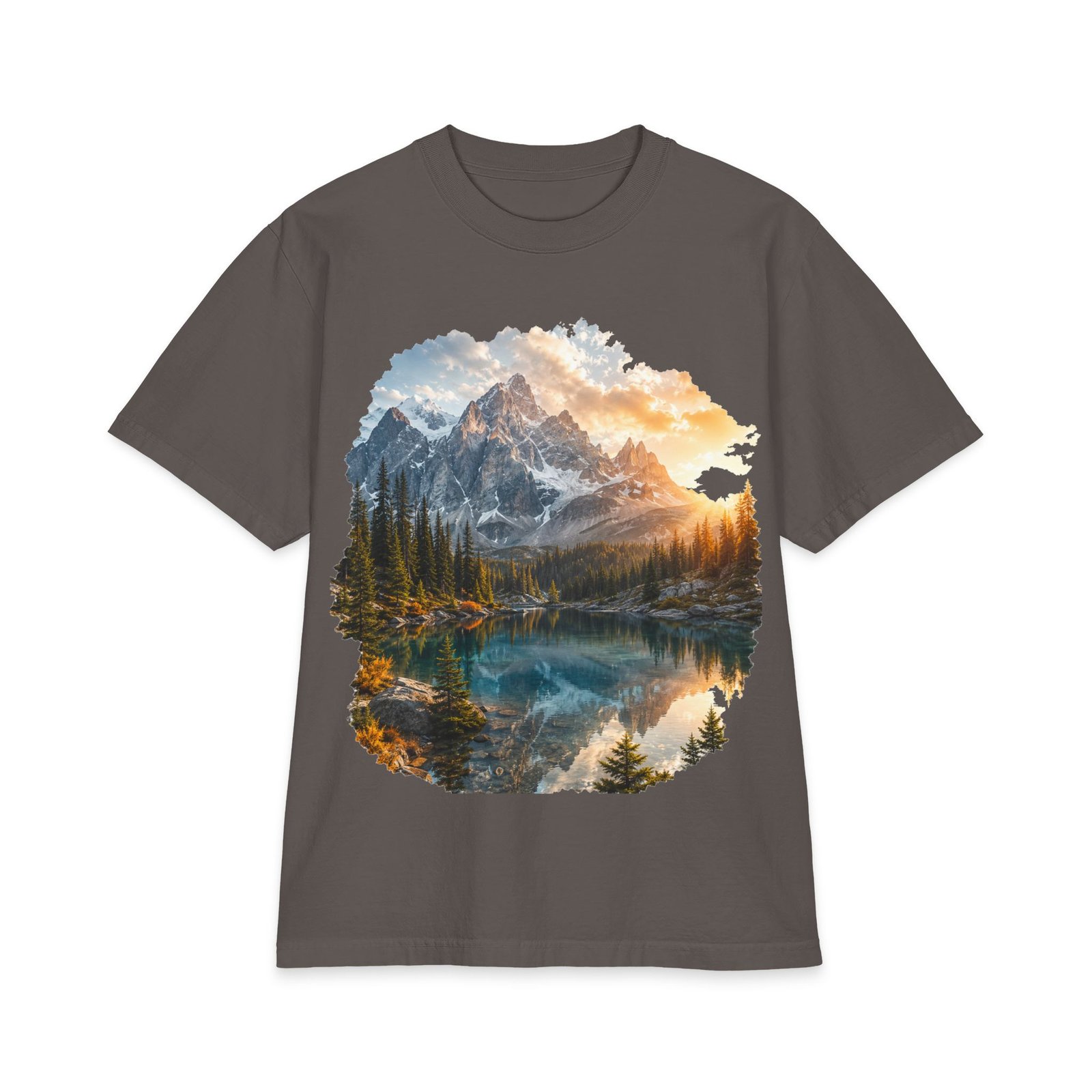 Mountain Lake Sunrise T‑Shirt - Image 3