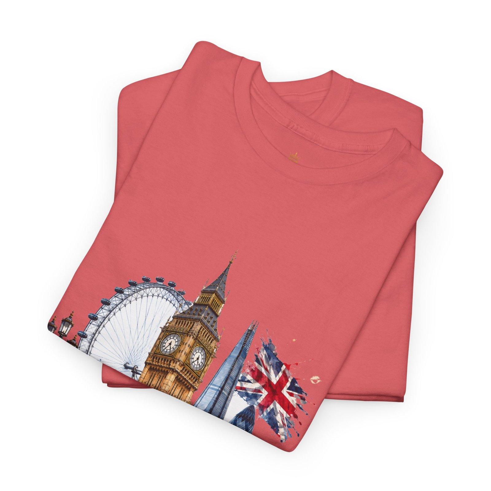 London Cityscape T‑Shirt — Big Ben, London Eye & Union Jack Graphic Tee - Image 35