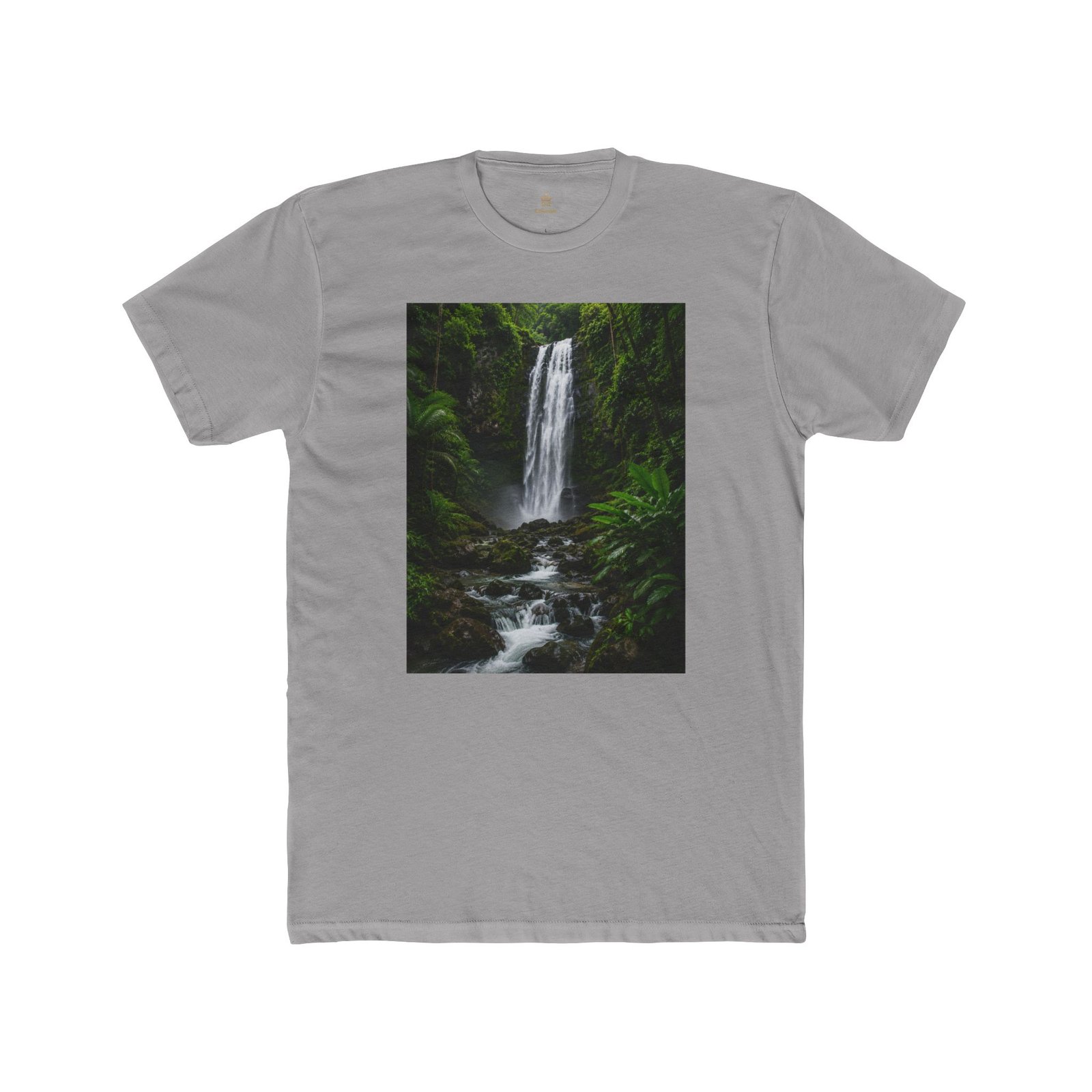 Waterfall Photo T‑Shirt — Forest Cascade Nature Tee - Image 25