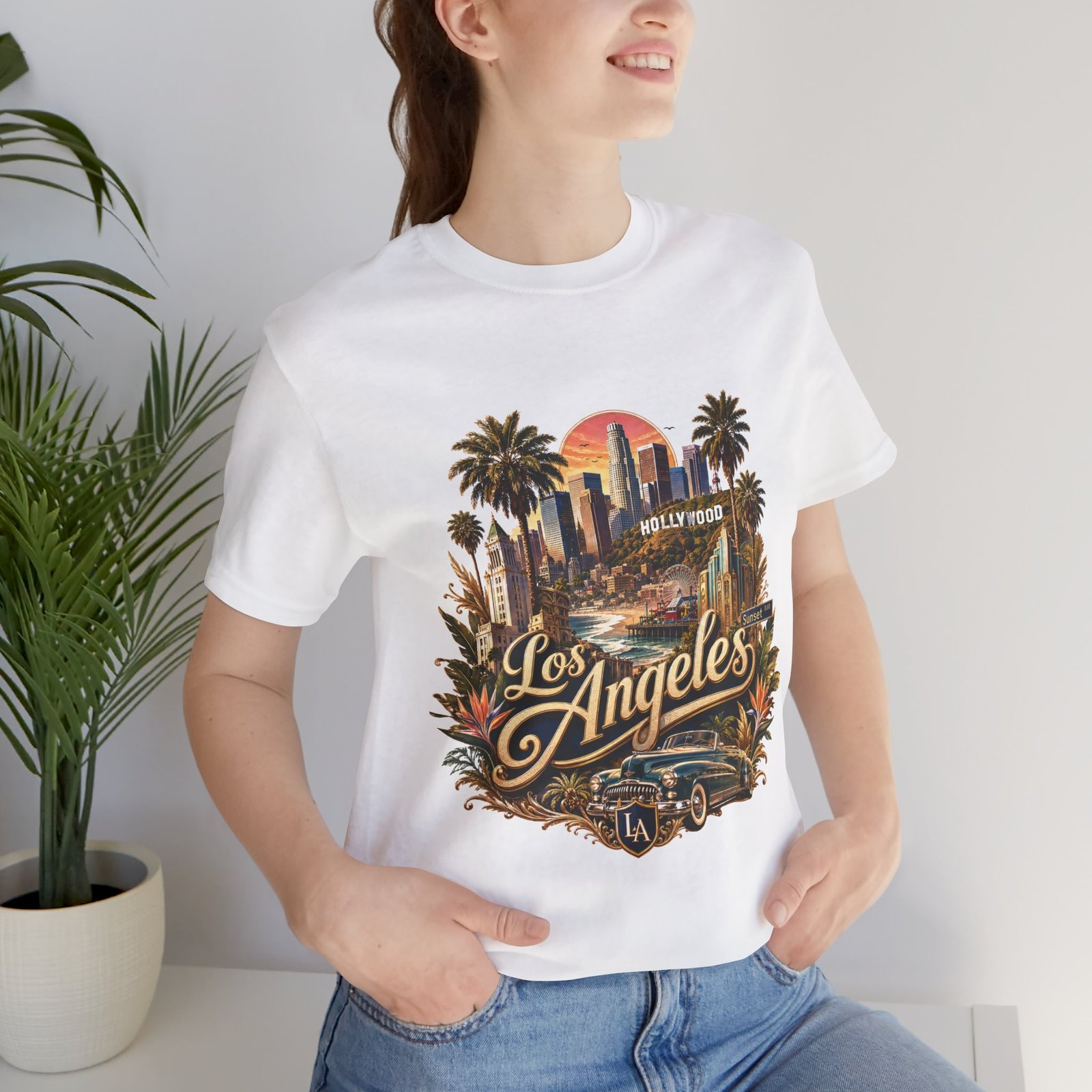Los Angeles Vintage Skyline Tee — Retro Hollywood LA City T-Shirt - Image 23