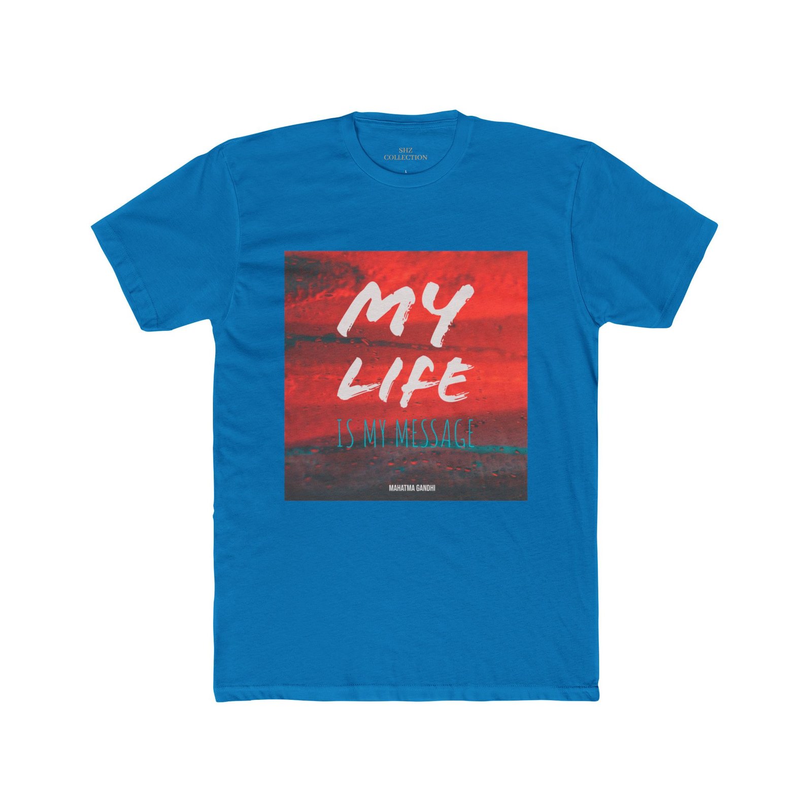 My Life Graphic Tee — "Actions > Words" Motivational Cotton T-Shirt - Image 7