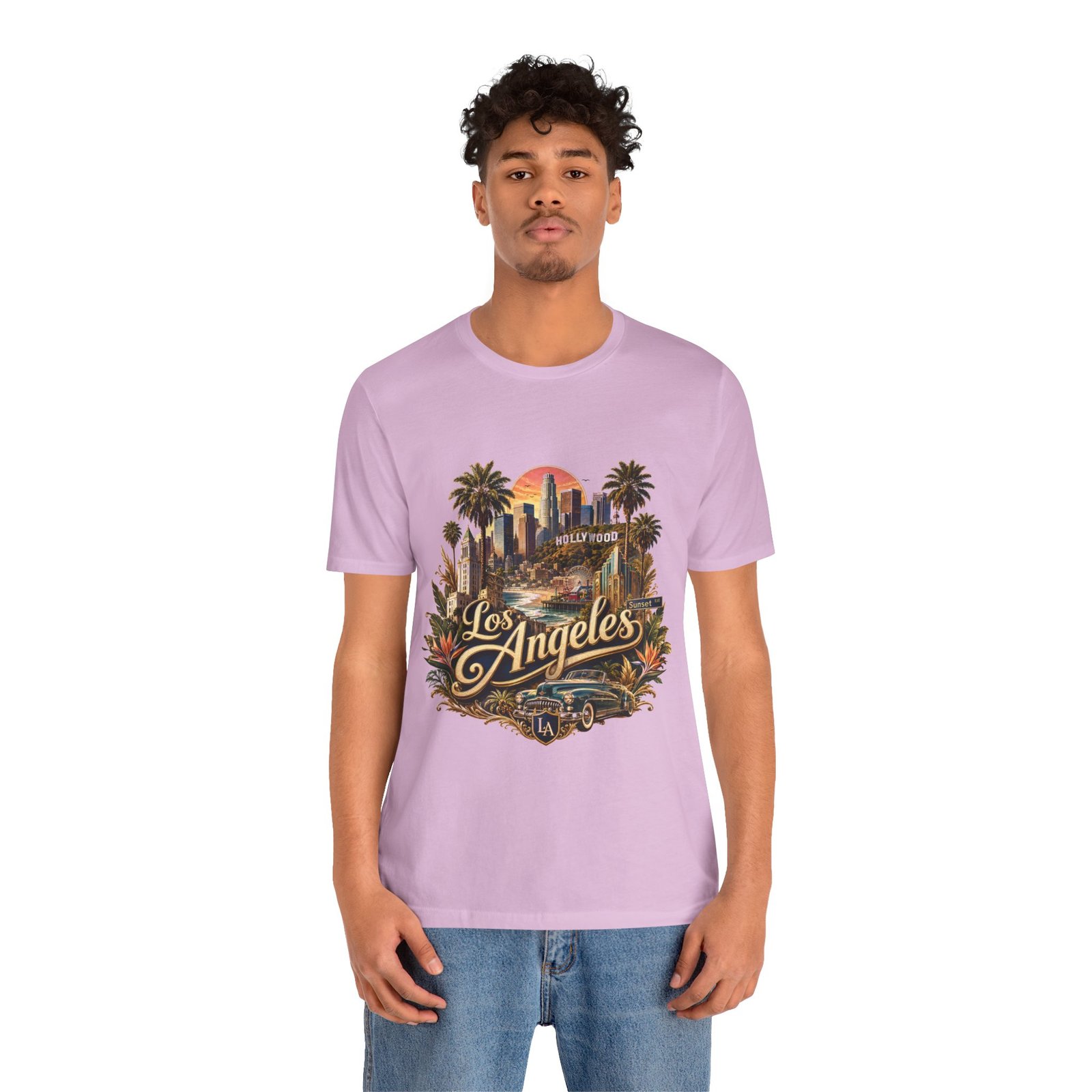 Los Angeles Vintage Skyline Tee — Retro Hollywood LA City T-Shirt - Image 94