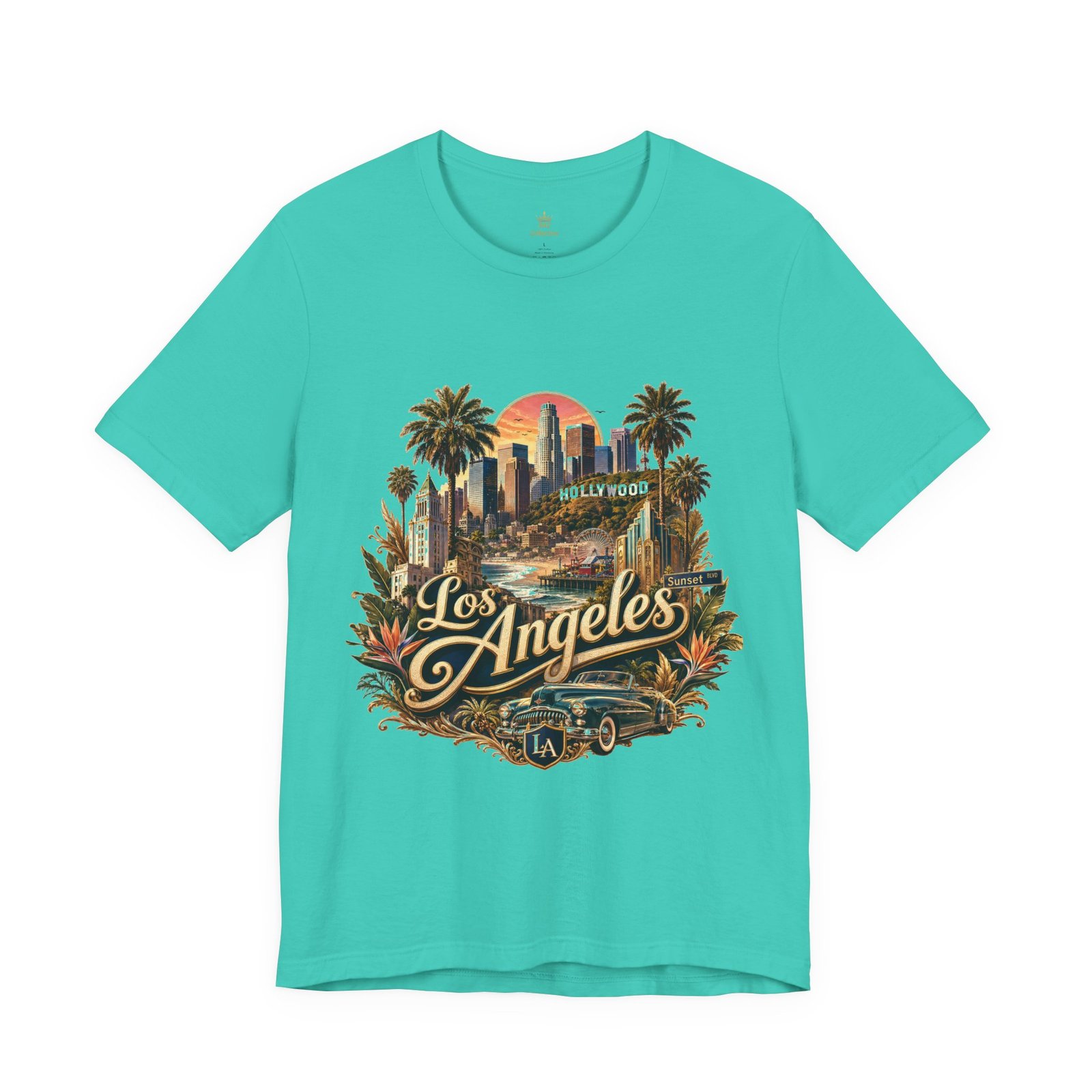 Los Angeles Vintage Skyline Tee — Retro Hollywood LA City T-Shirt - Image 97