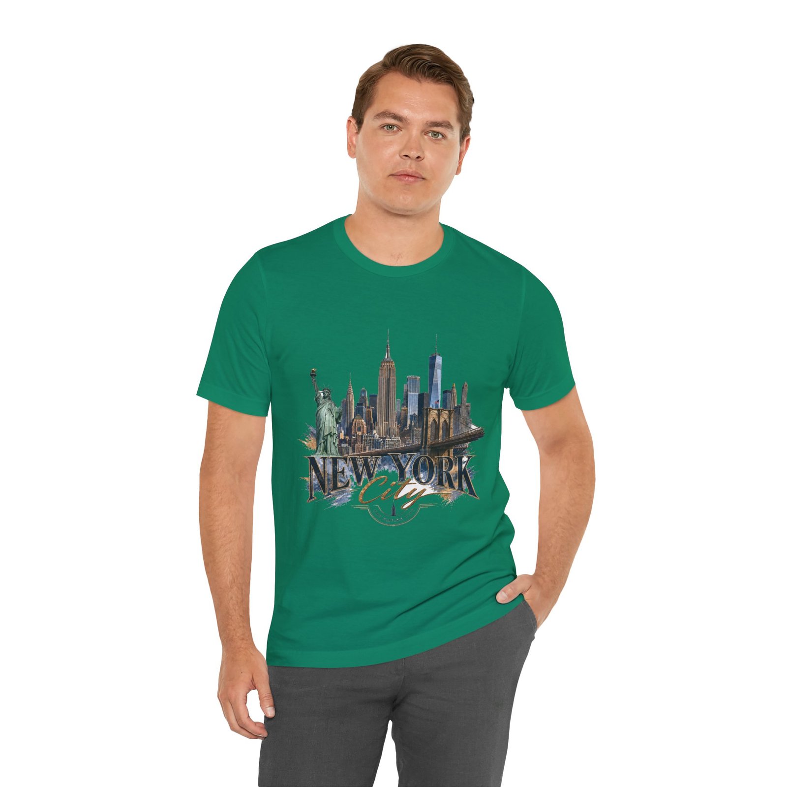 New York City Skyline Tee — Vintage Statue of Liberty & Manhattan Graphic T‑Shirt - Image 33
