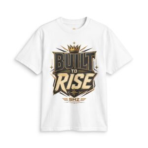 Built to Rise T-Shirt — Motivational Graphic Tee