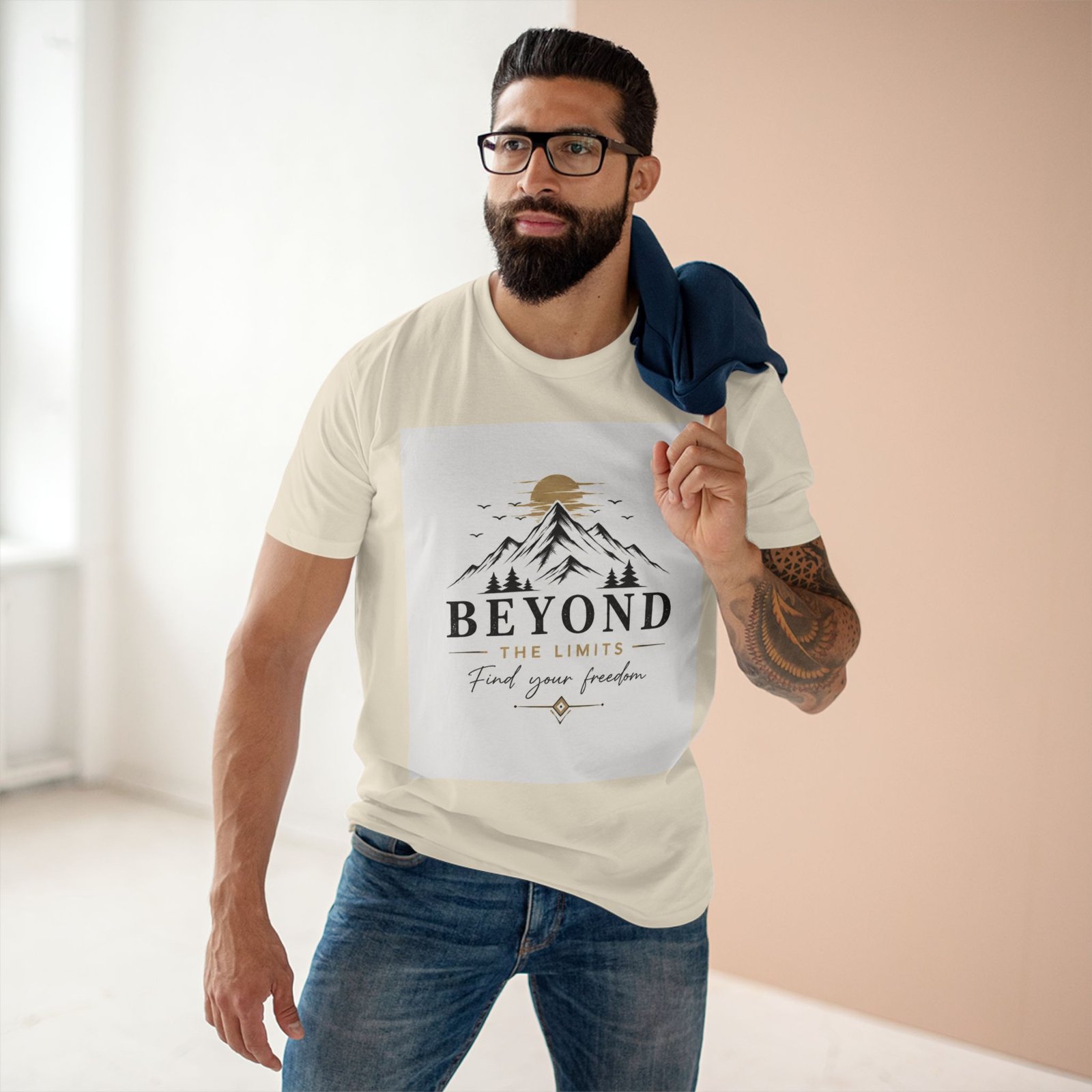Beyond the Limits Mountain T-Shirt — "Find Your Freedom" Adventure Tee - Image 11