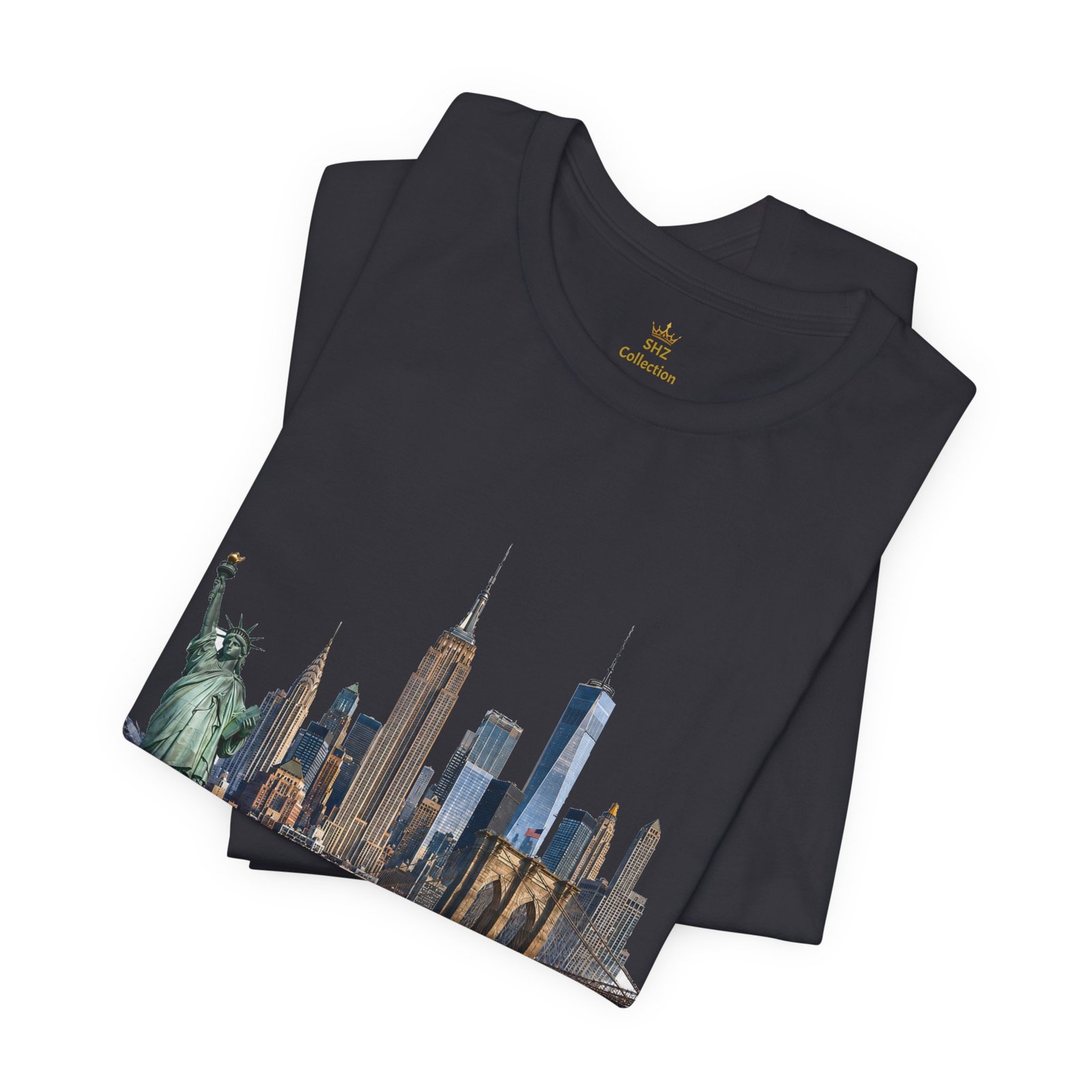 New York City Skyline Tee — Vintage Statue of Liberty & Manhattan Graphic T‑Shirt - Image 66