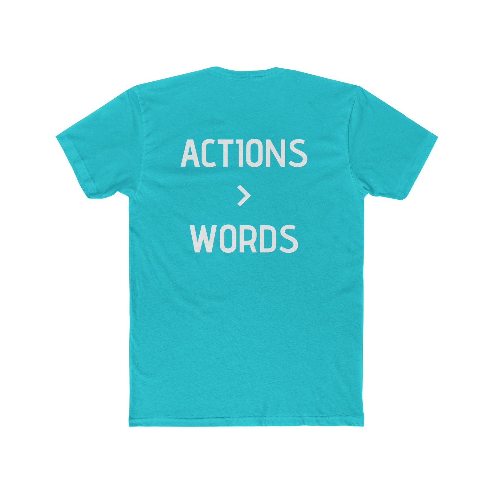 My Life Graphic Tee — "Actions > Words" Motivational Cotton T-Shirt - Image 35