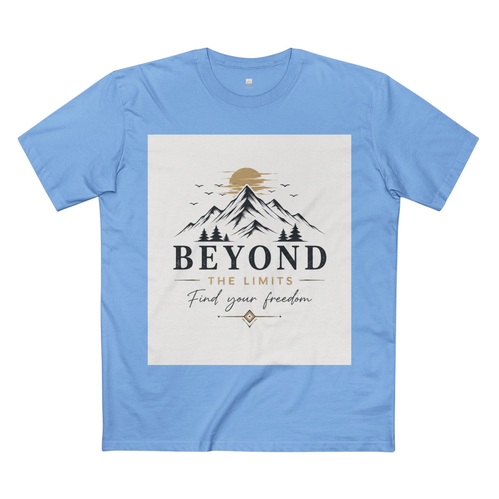 Beyond the Limits Mountain T-Shirt — "Find Your Freedom" Adventure Tee - Image 33
