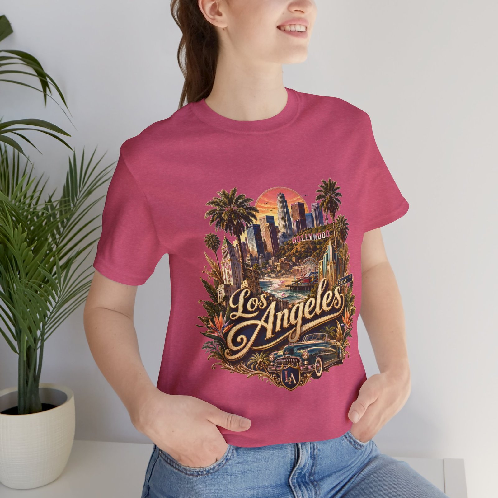 Los Angeles Vintage Skyline Tee — Retro Hollywood LA City T-Shirt - Image 31