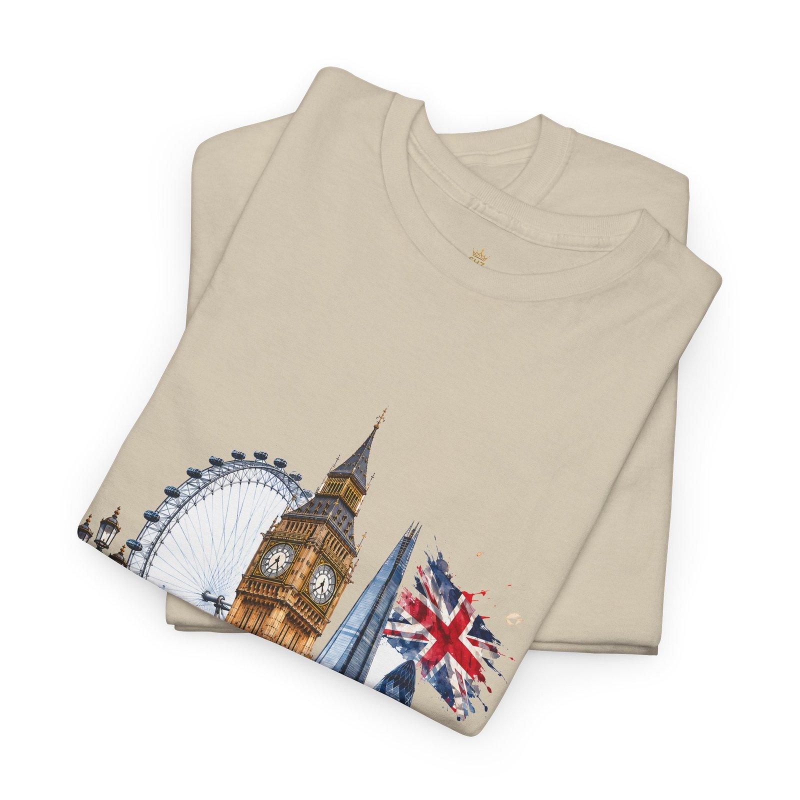 London Cityscape T‑Shirt — Big Ben, London Eye & Union Jack Graphic Tee - Image 43