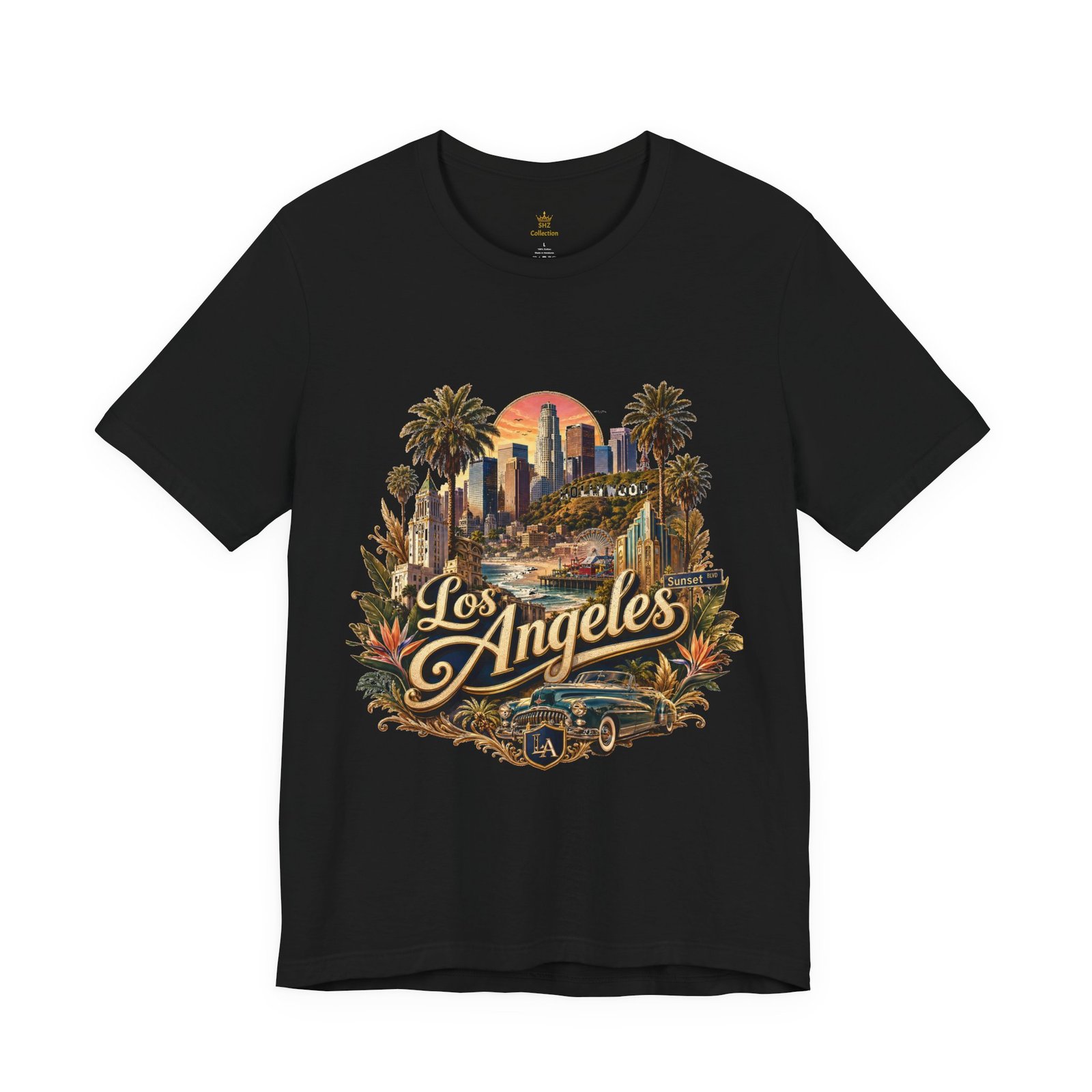 Los Angeles Vintage Skyline Tee — Retro Hollywood LA City T-Shirt - Image 33