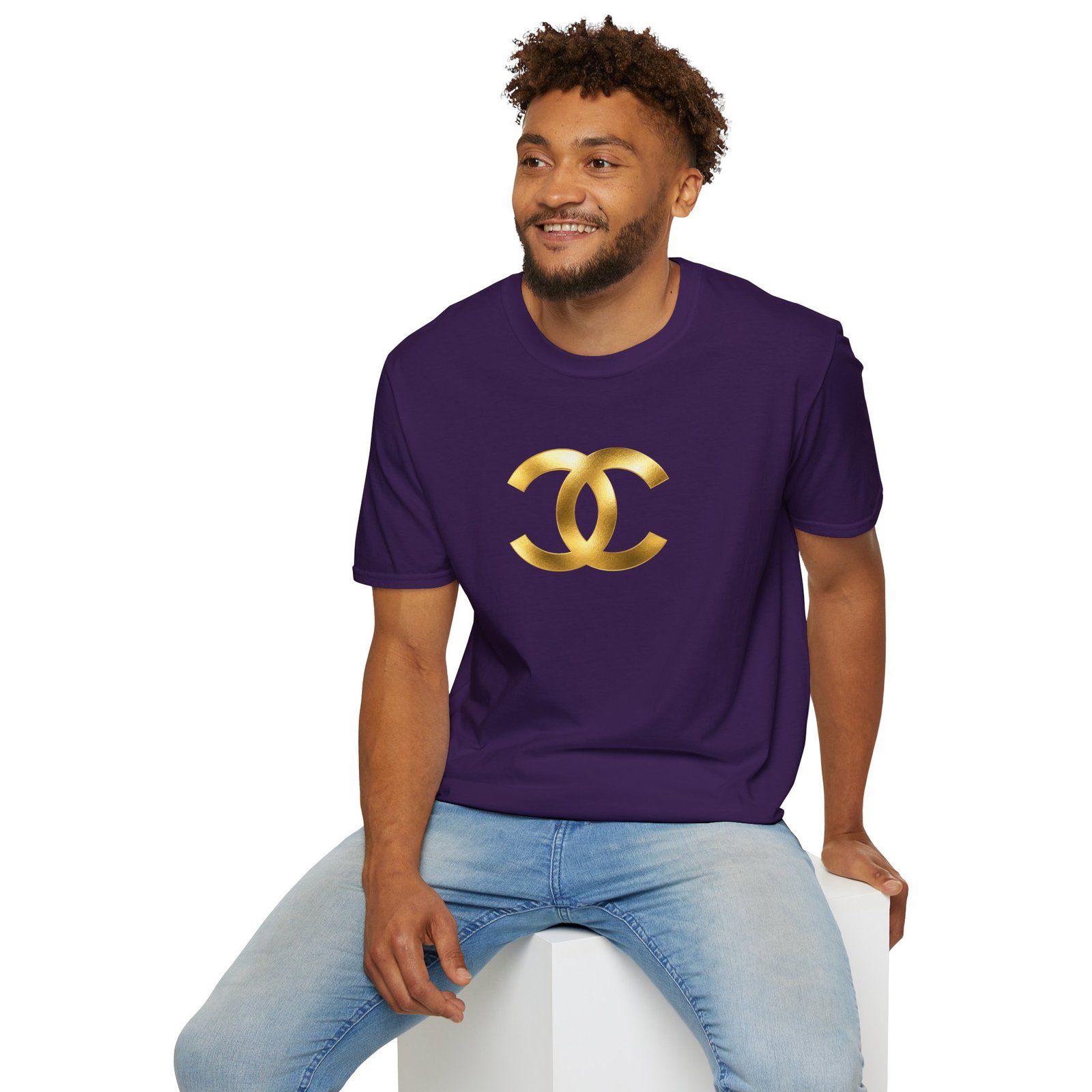 Gold The Double-C (Chanel Lock-Up) T-Shirt - Image 63