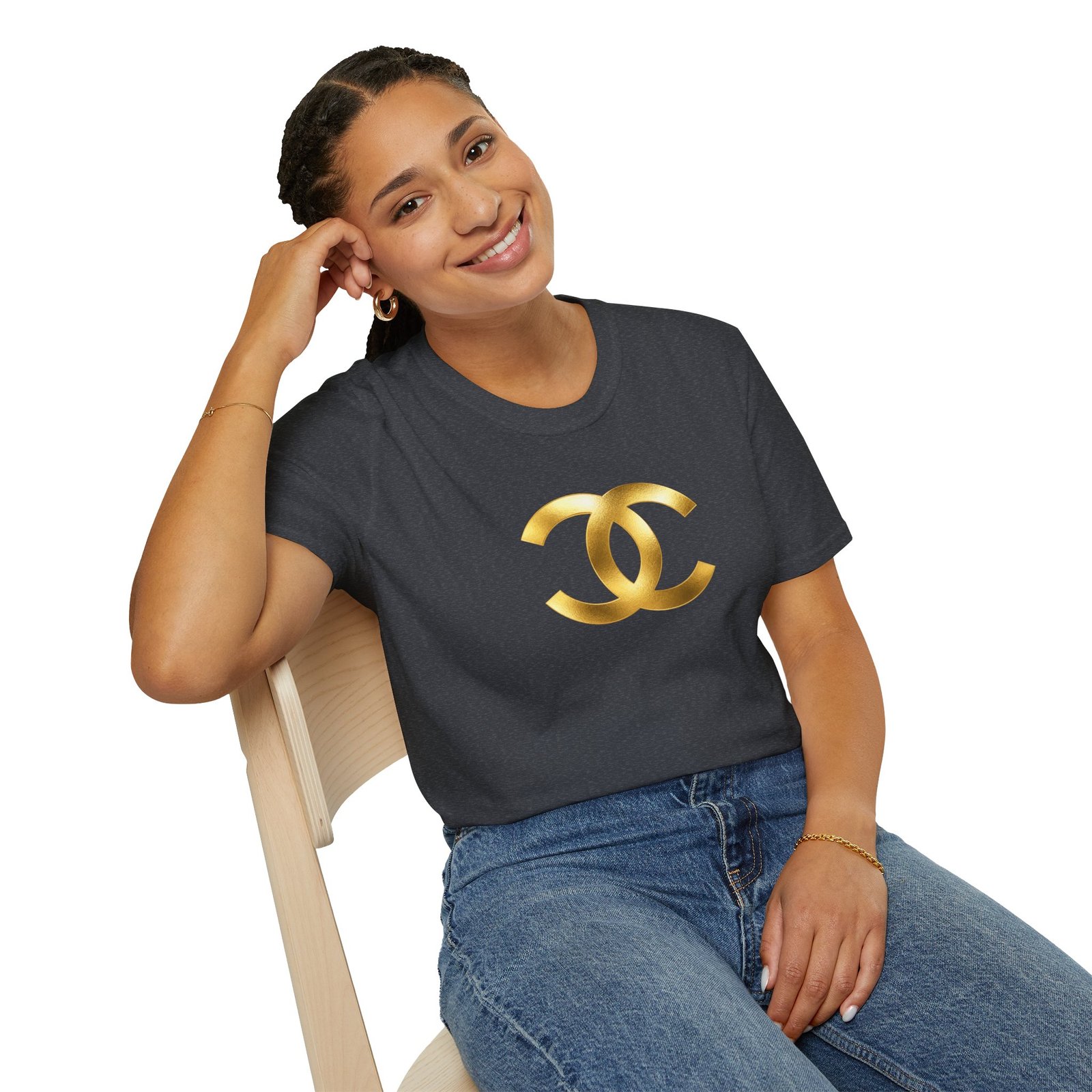 Gold The Double-C (Chanel Lock-Up) T-Shirt - Image 54