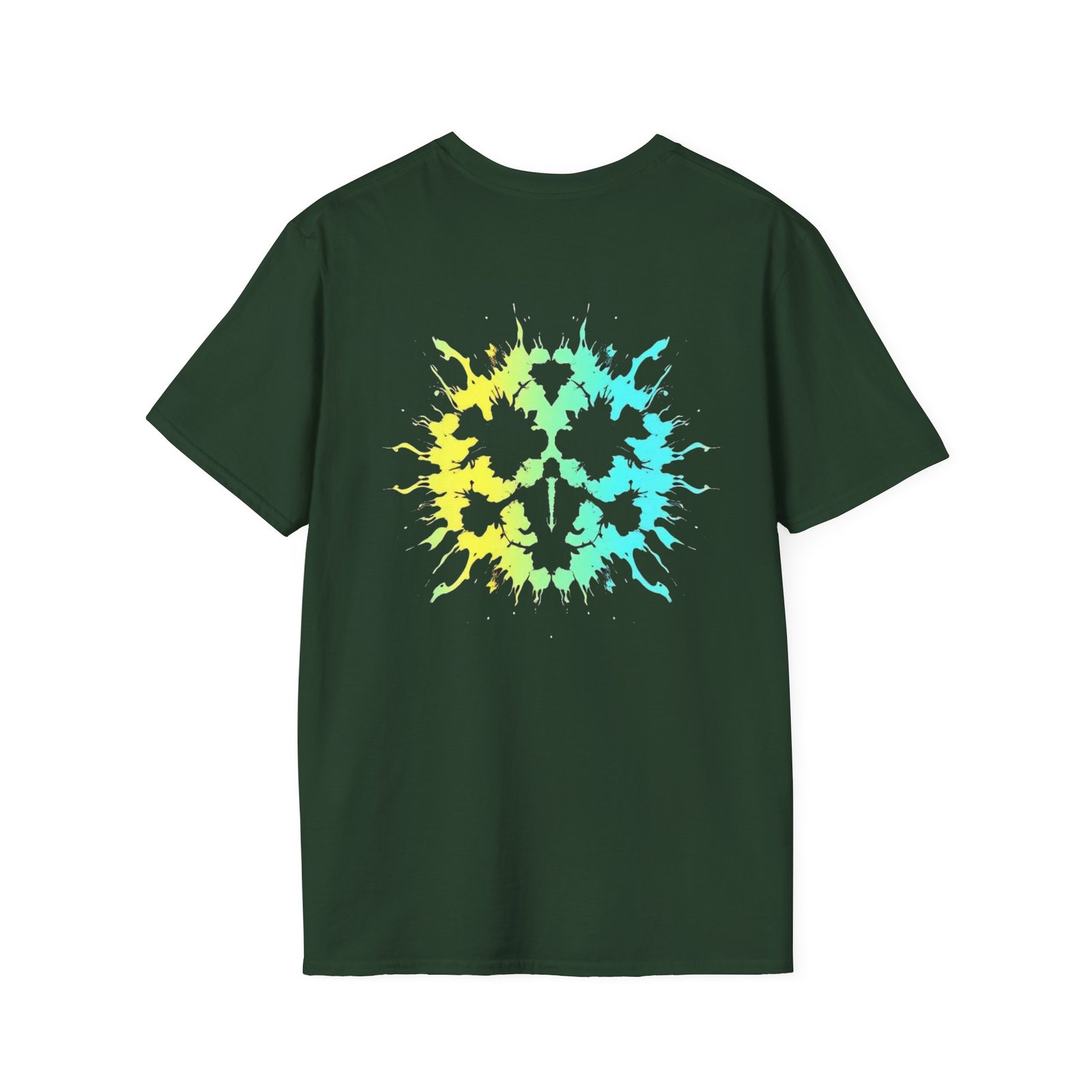 Tie-Dye Sunburst Lion T-Shirt — Bright Neon Splash Graphic Tee - Image 18