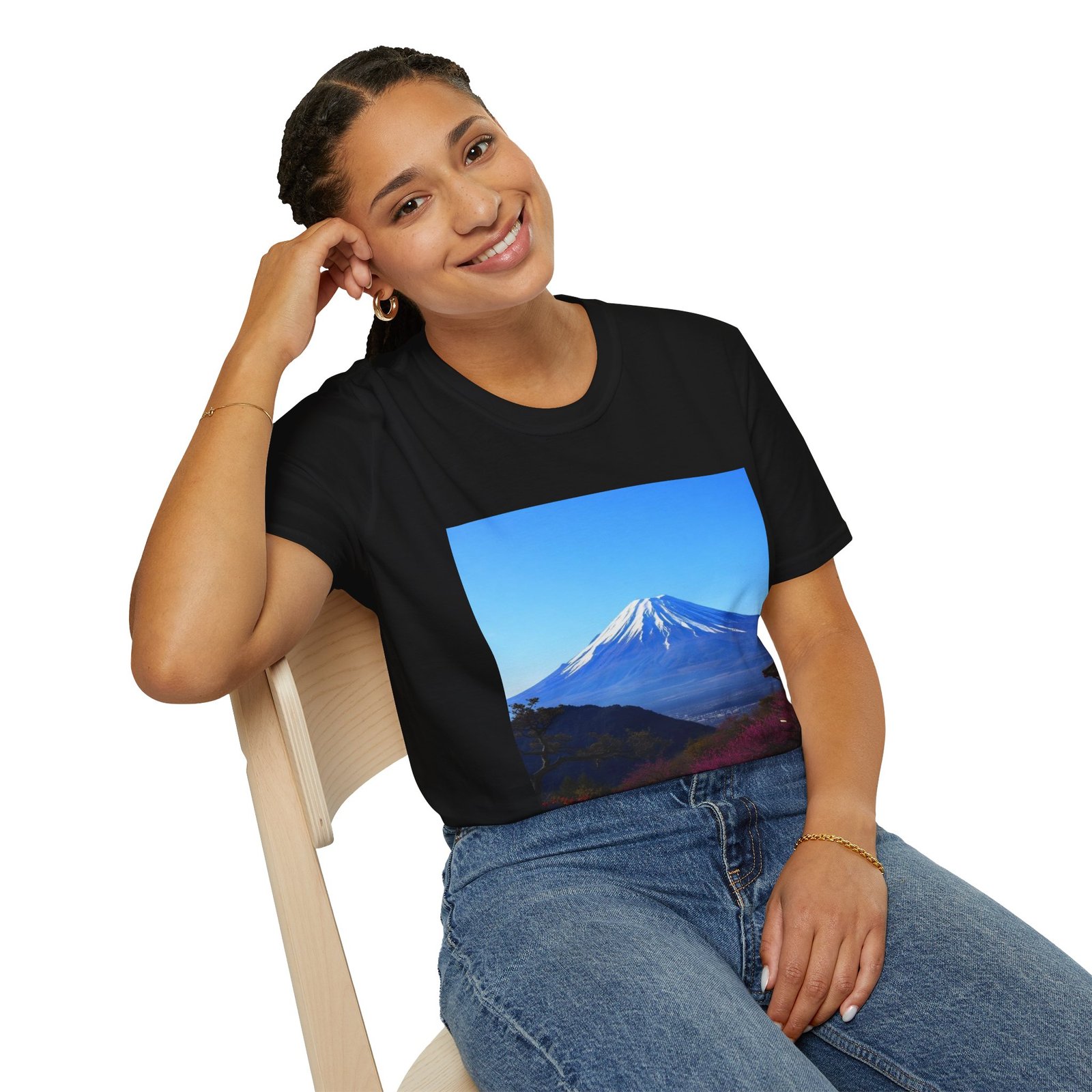 T-Shirt — Serene Mount Fuji Landscape Print - Image 27