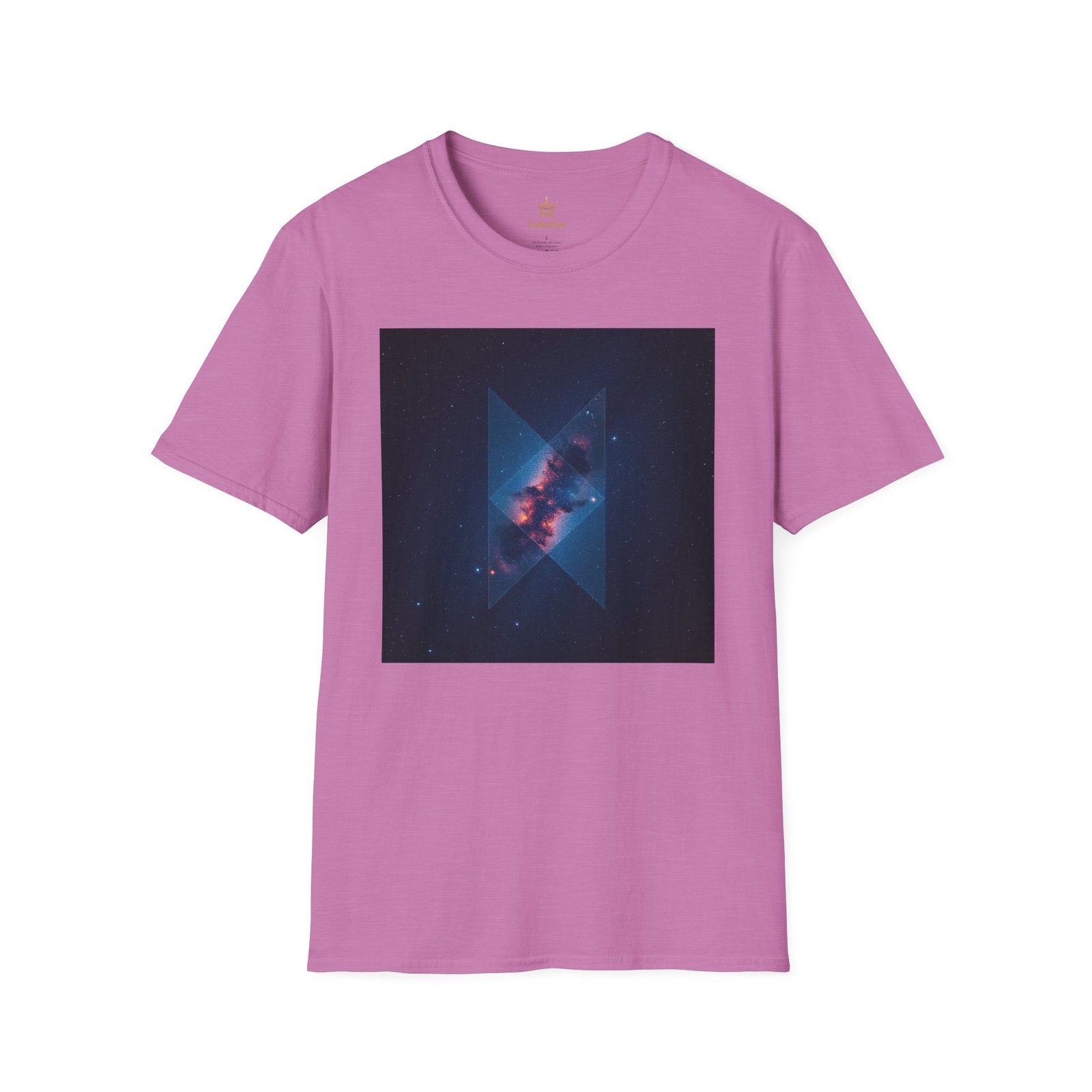 Galaxy Triangle Graphic T-Shirt — Cosmic Nebula Print - Image 92