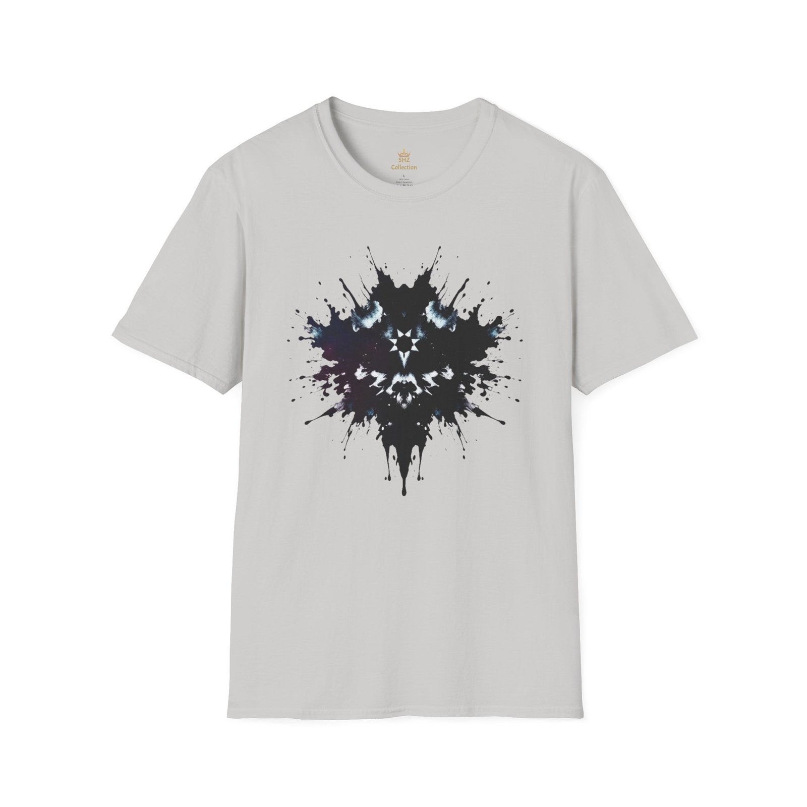 Inkblot Graphic T-Shirt — Rorschach Splash Art Tee - Image 17