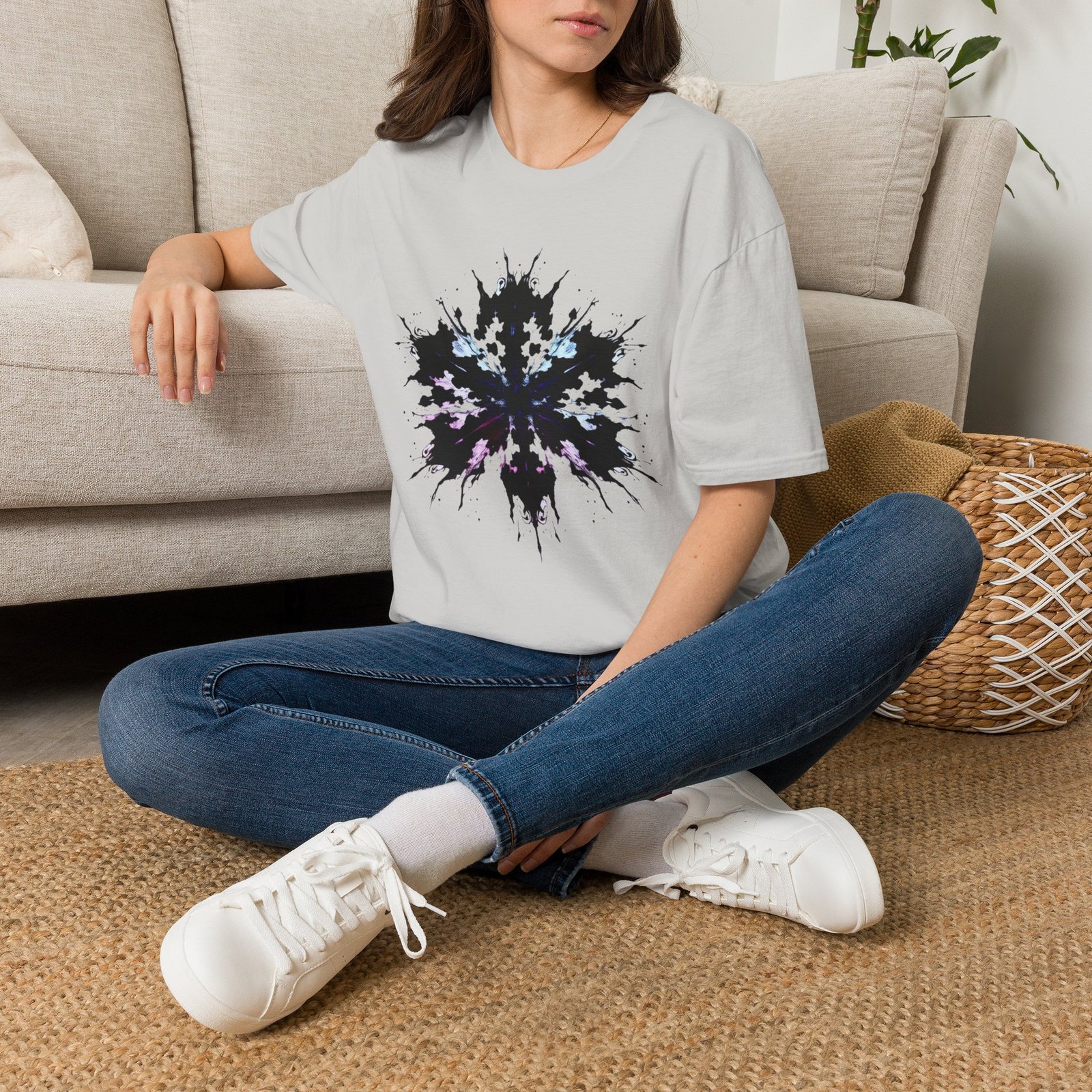 Rorschach Inkblot Graphic T-Shirt — Abstract Symmetry Tee - Image 29