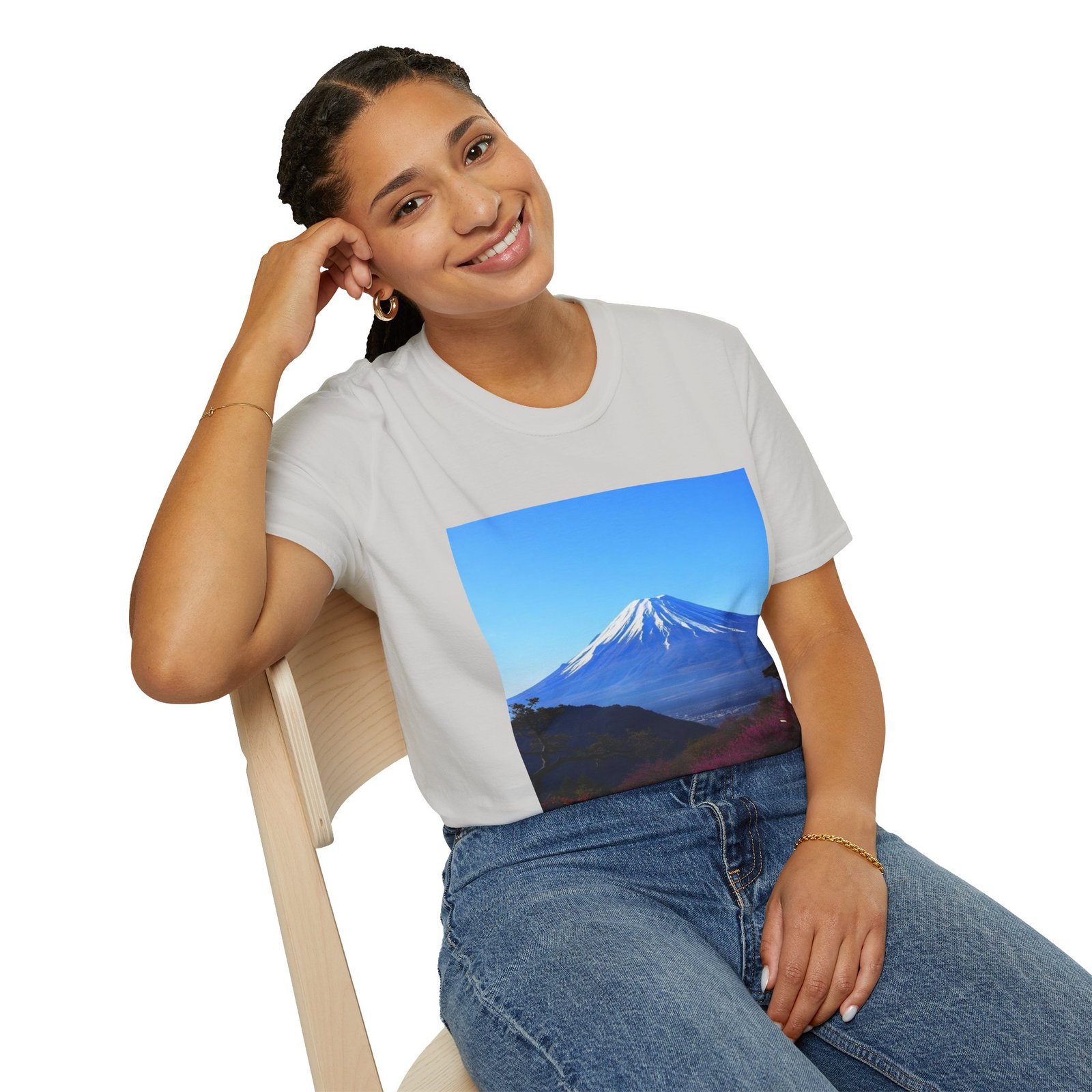 T-Shirt — Serene Mount Fuji Landscape Print - Image 34