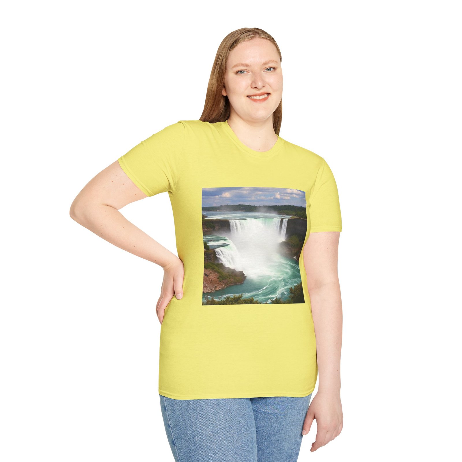 Niagara Falls Photo T-Shirt — Scenic Waterfall Travel Tee - Image 45