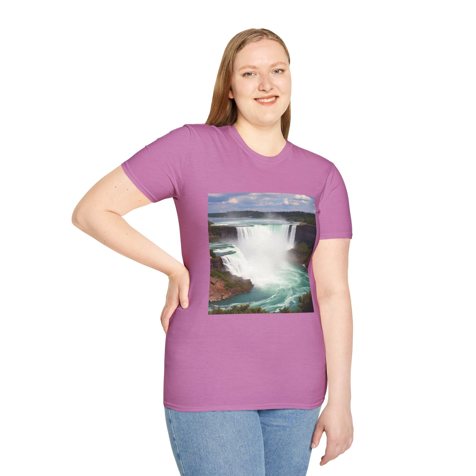 Niagara Falls Photo T-Shirt — Scenic Waterfall Travel Tee - Image 77