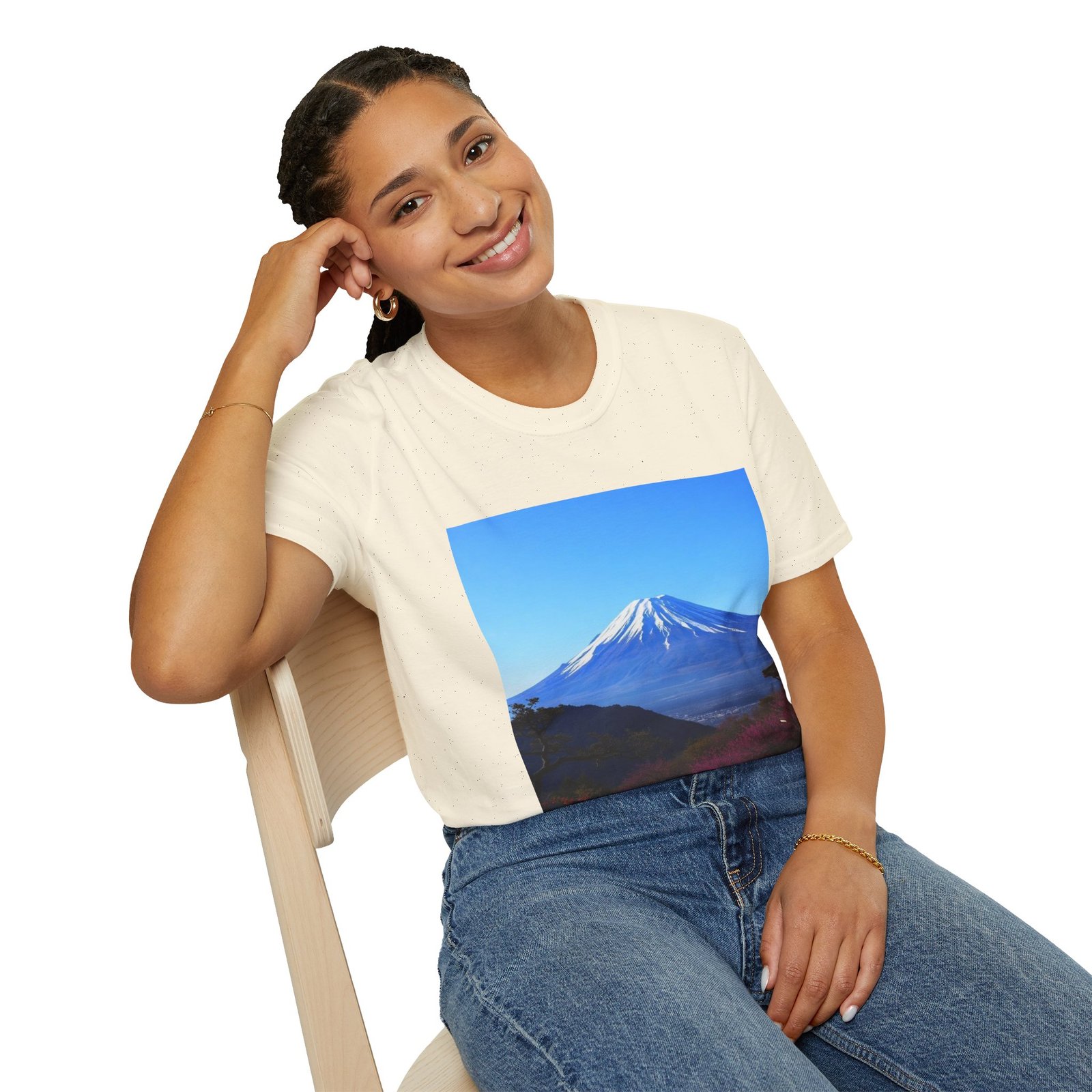 T-Shirt — Serene Mount Fuji Landscape Print - Image 41