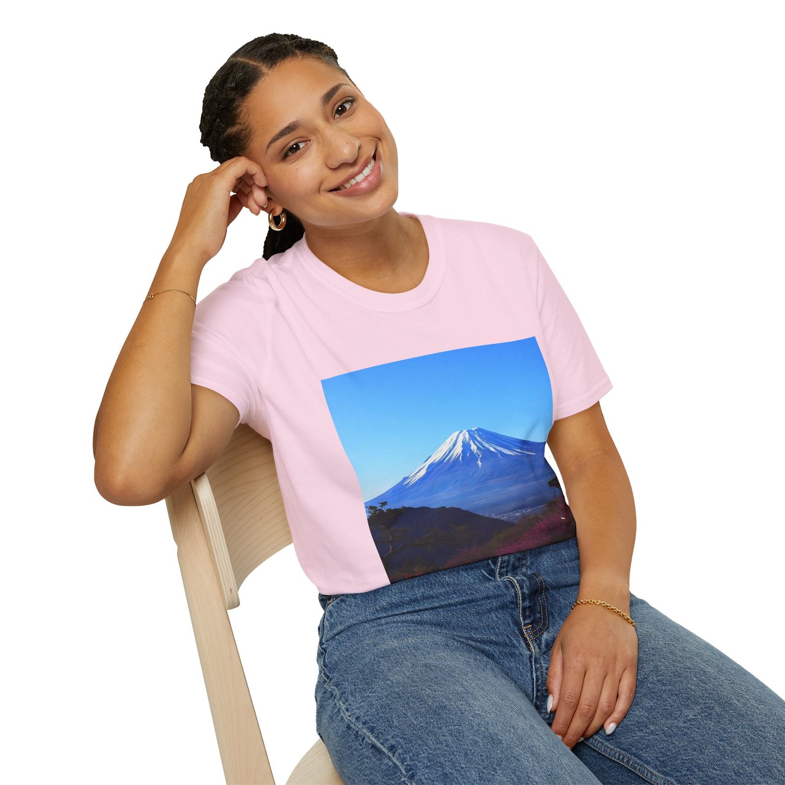 T-Shirt — Serene Mount Fuji Landscape Print - Image 83