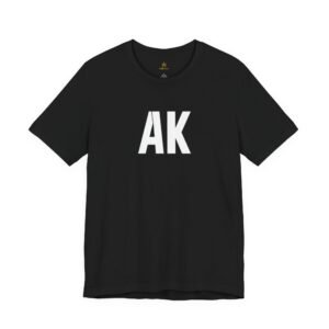 AK Initials Tee — Bold Monogram T-Shirt