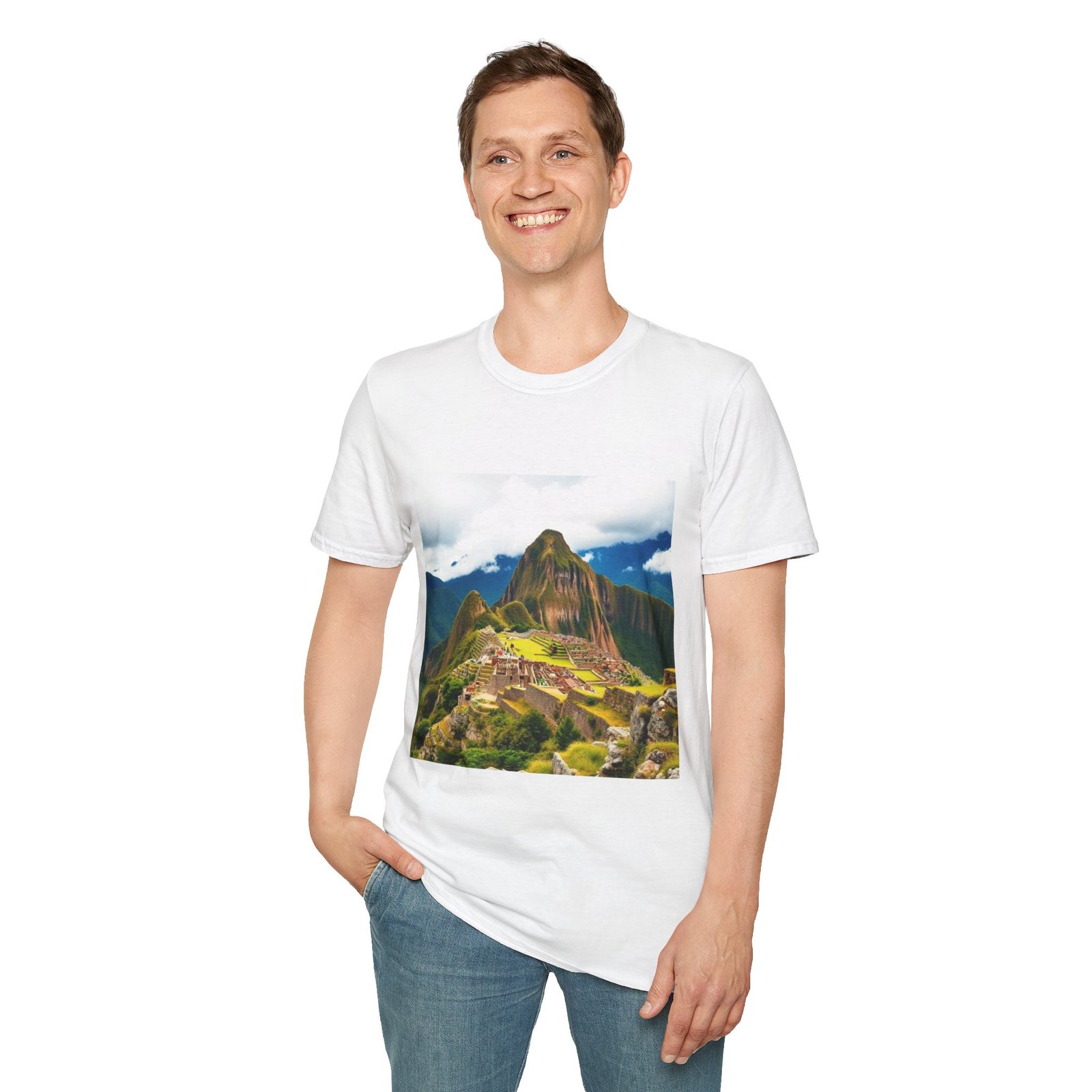 Machu Picchu Mountain Graphic T-Shirt — Peruvian Travel Tee - Image 6