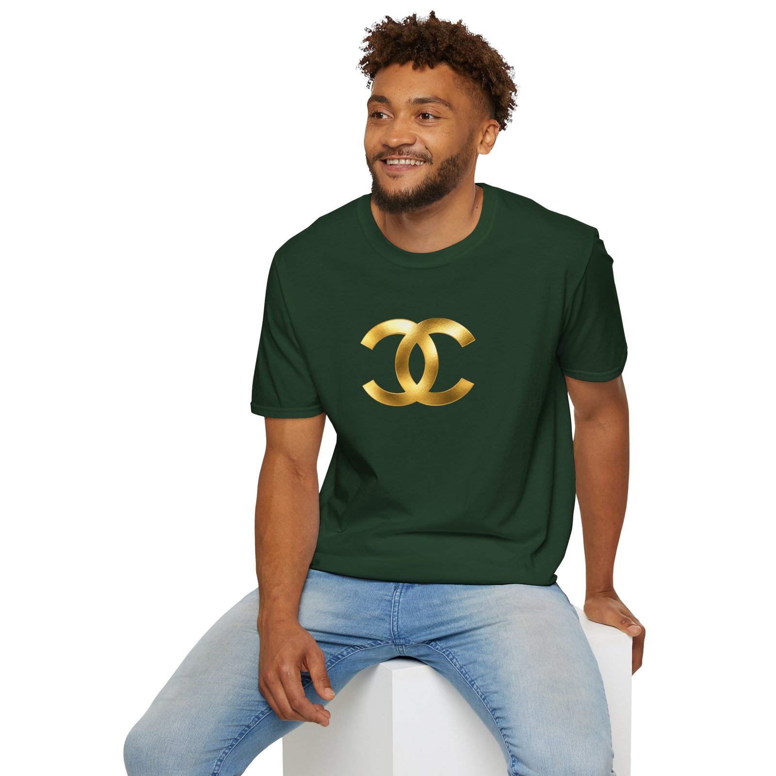 Gold The Double-C (Chanel Lock-Up) T-Shirt - Image 31