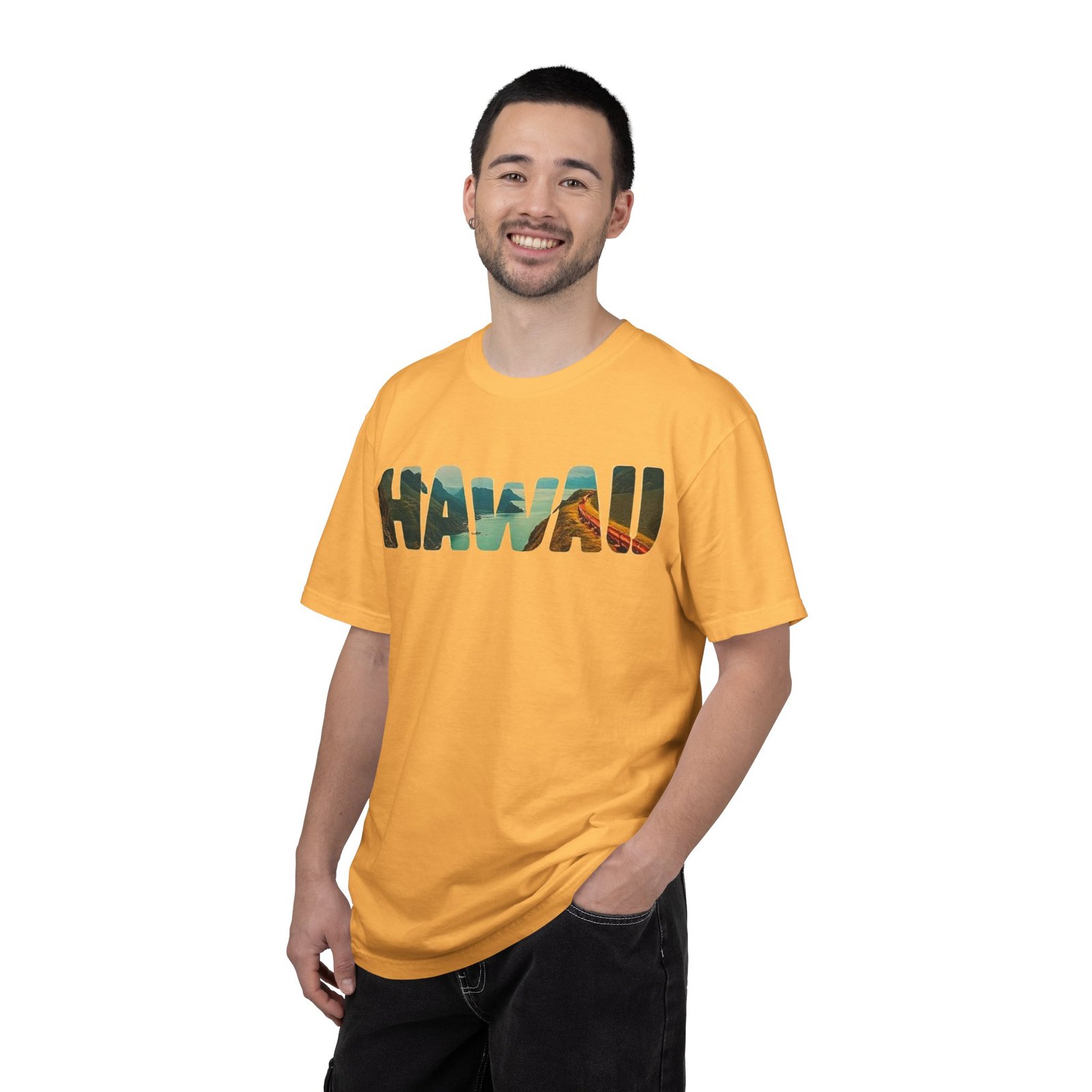 Hawaii Scenic Word Tee - Image 40