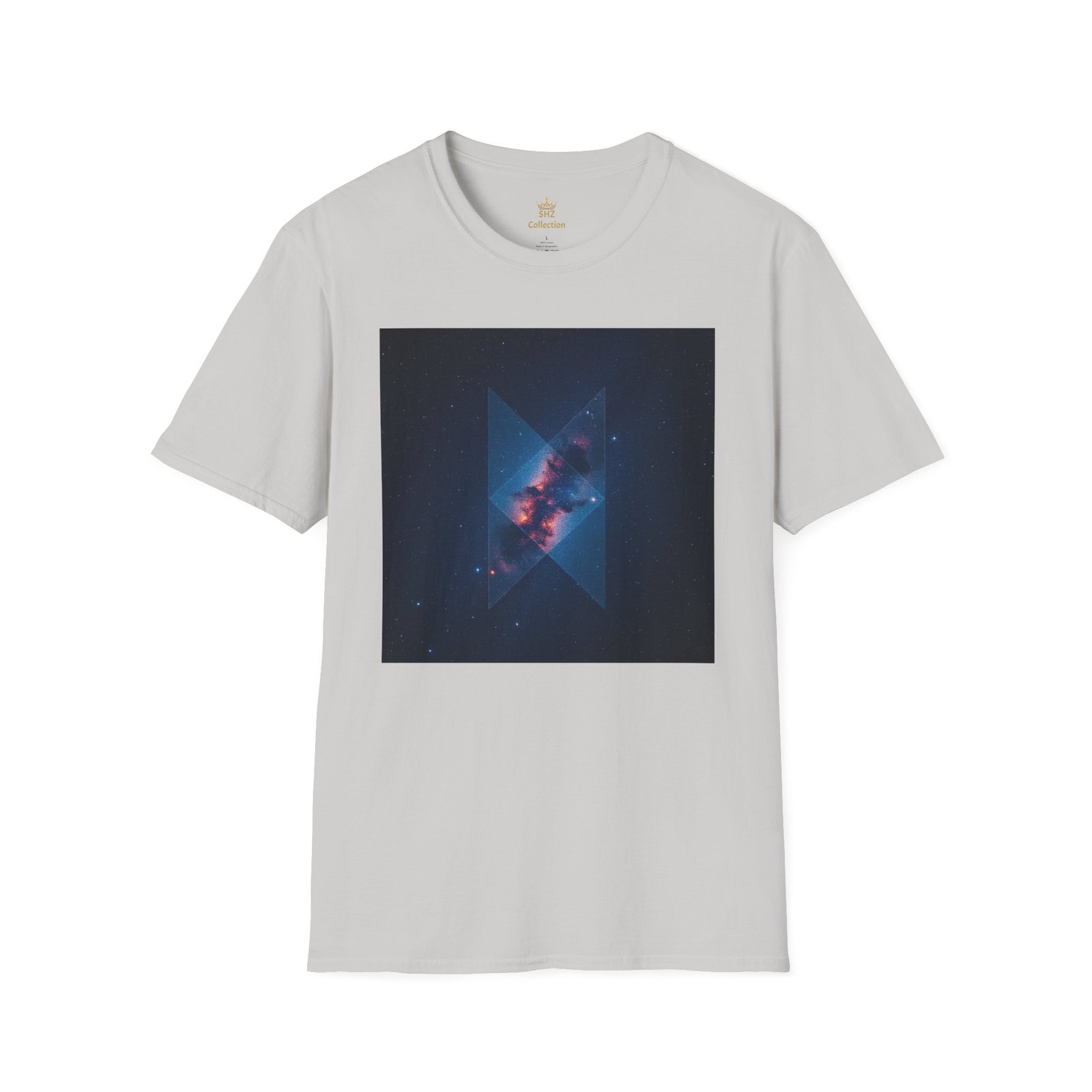 Galaxy Triangle Graphic T-Shirt — Cosmic Nebula Print - Image 15