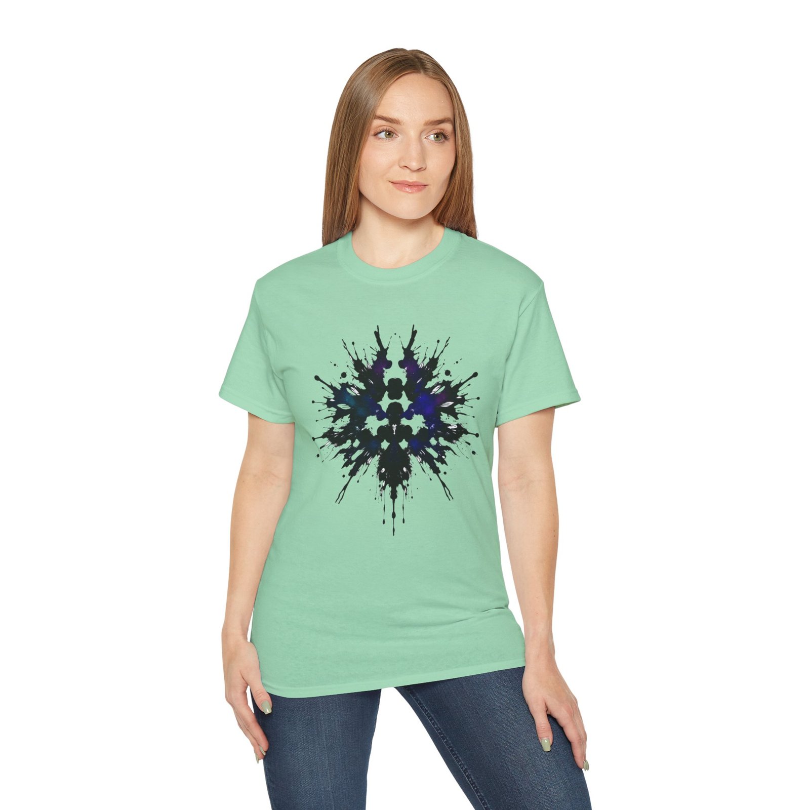 Inkblot Rorschach Tee — Abstract Symmetry Graphic T-Shirt - Image 47