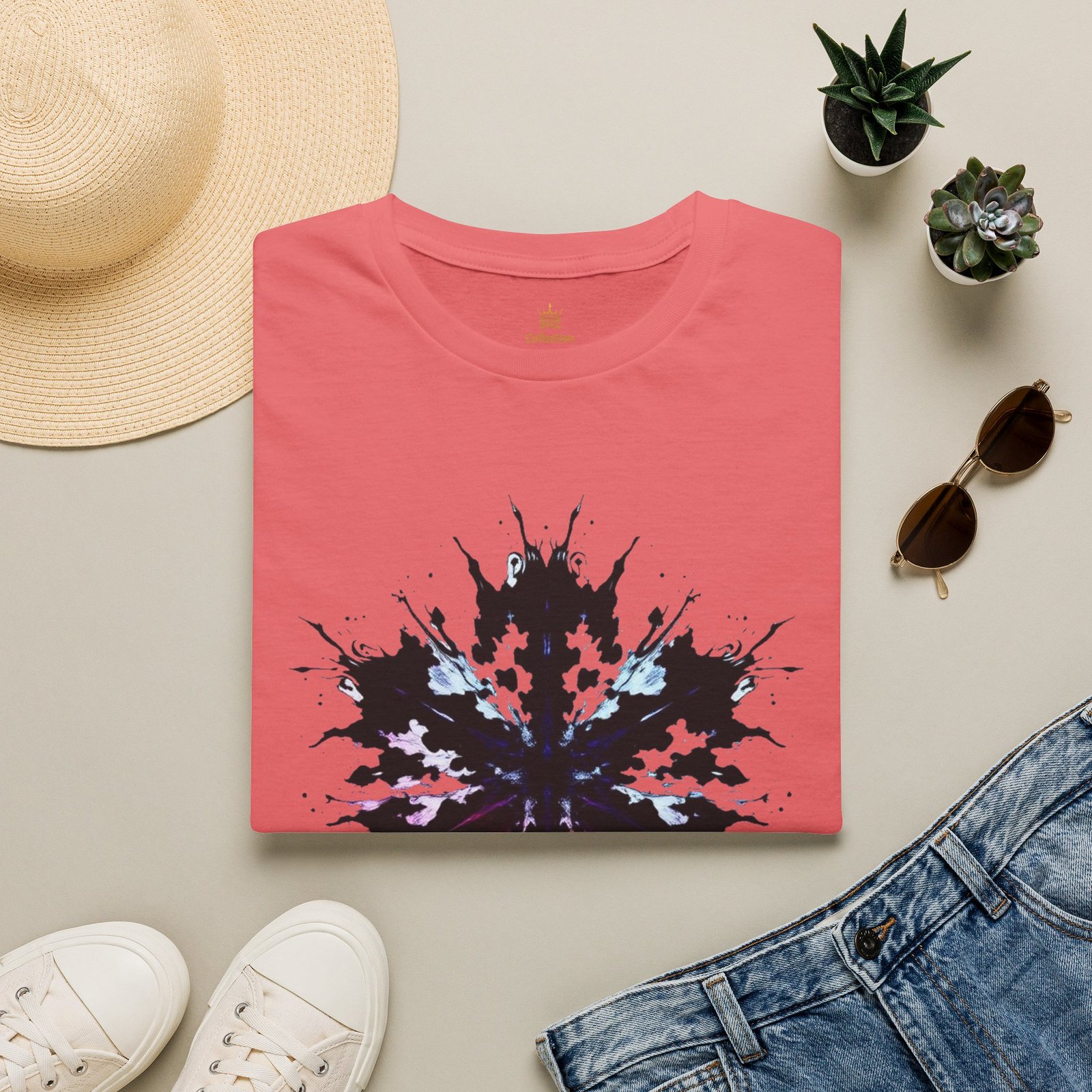 Rorschach Inkblot Graphic T-Shirt — Abstract Symmetry Tee - Image 20