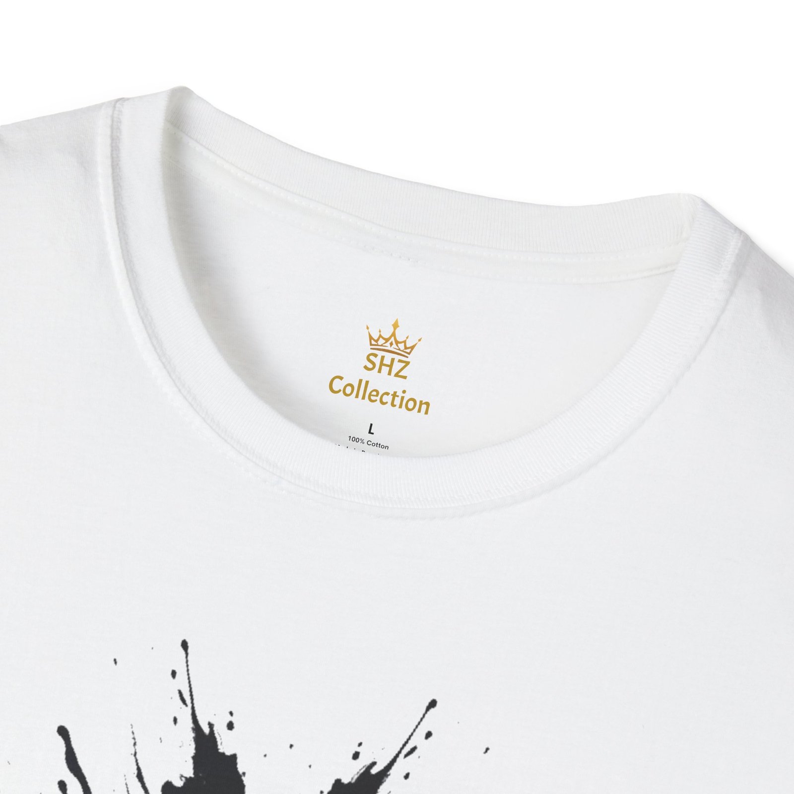 Inkblot Graphic T-Shirt — Rorschach Splash Art Tee - Image 3