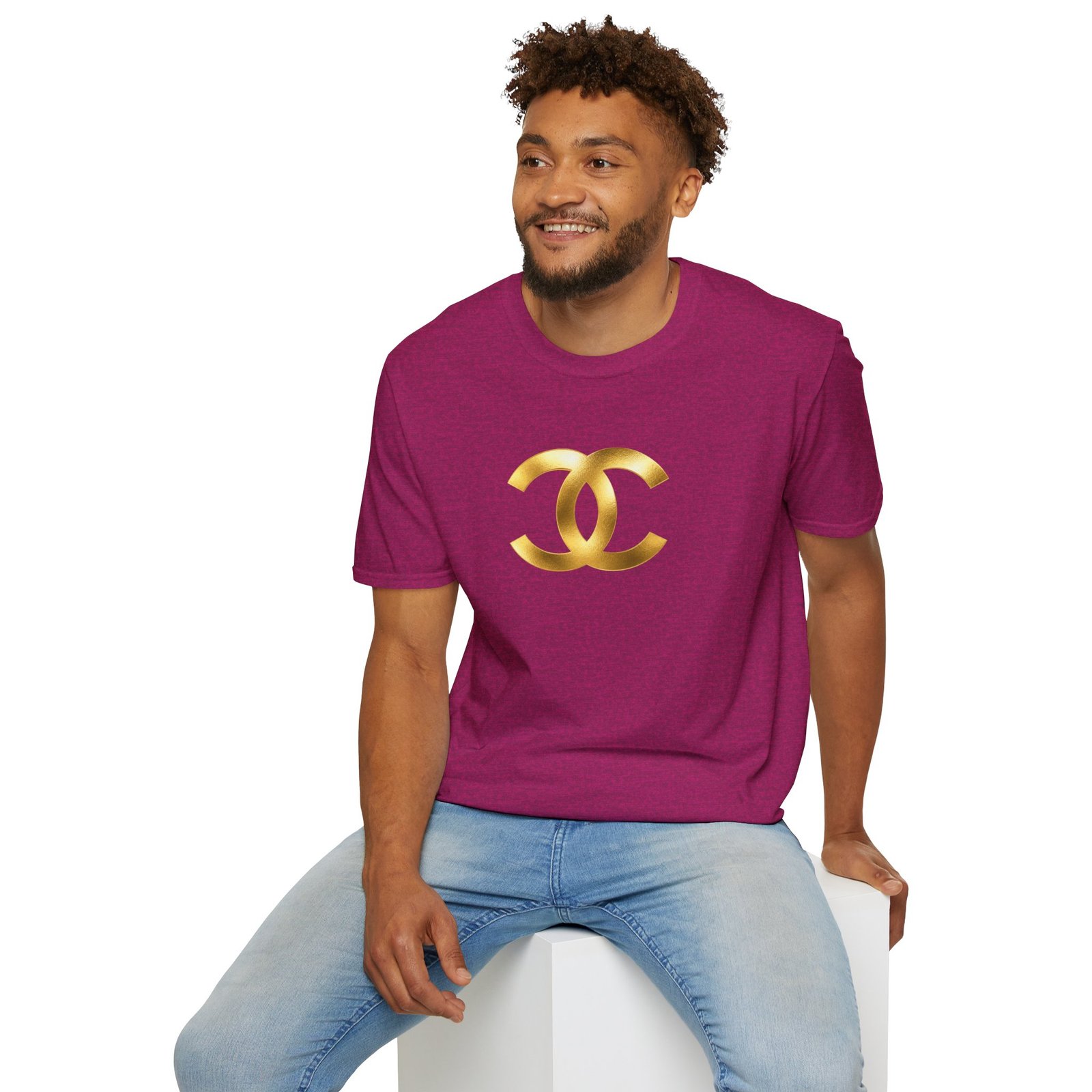 Gold The Double-C (Chanel Lock-Up) T-Shirt - Image 23