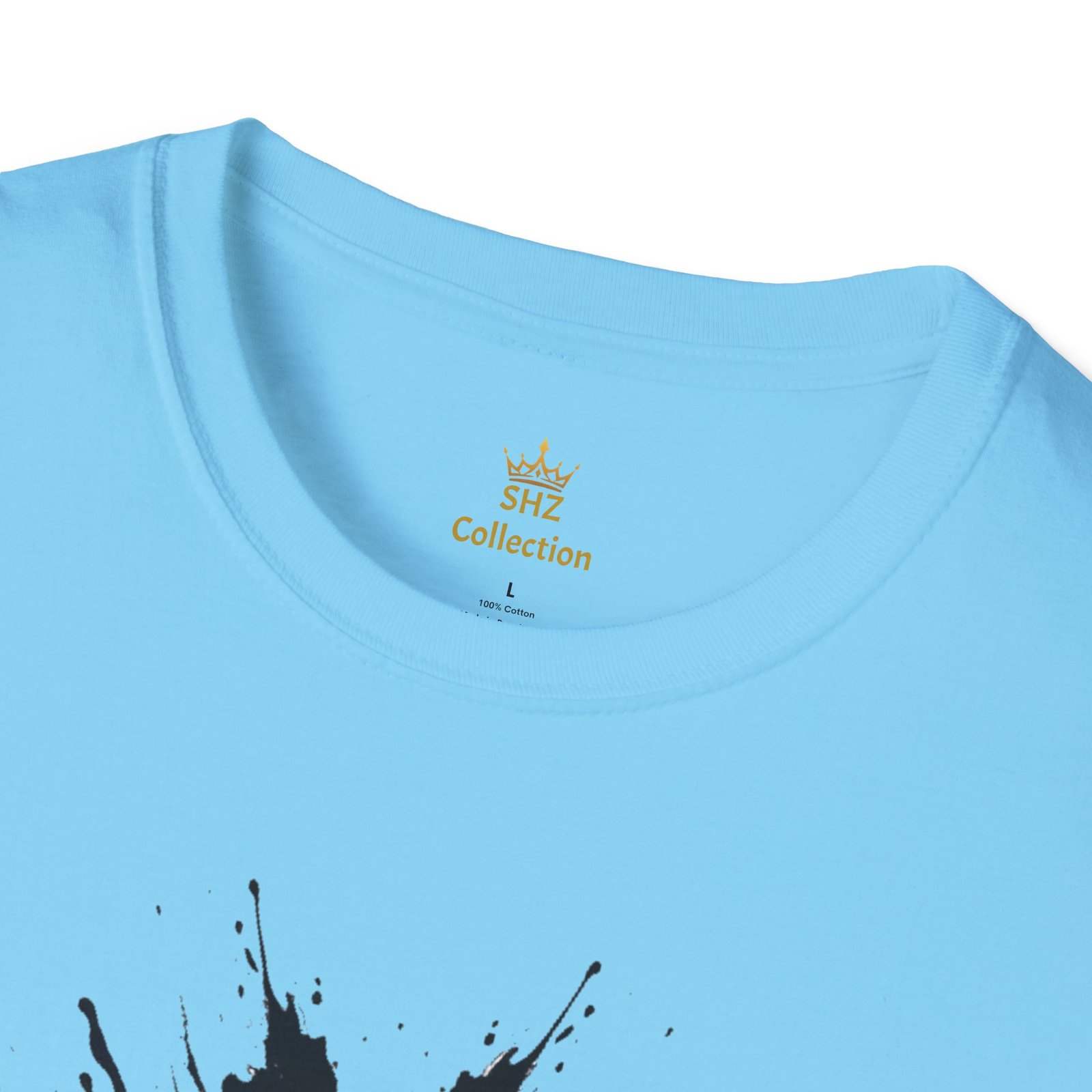 Inkblot Graphic T-Shirt — Rorschach Splash Art Tee - Image 59