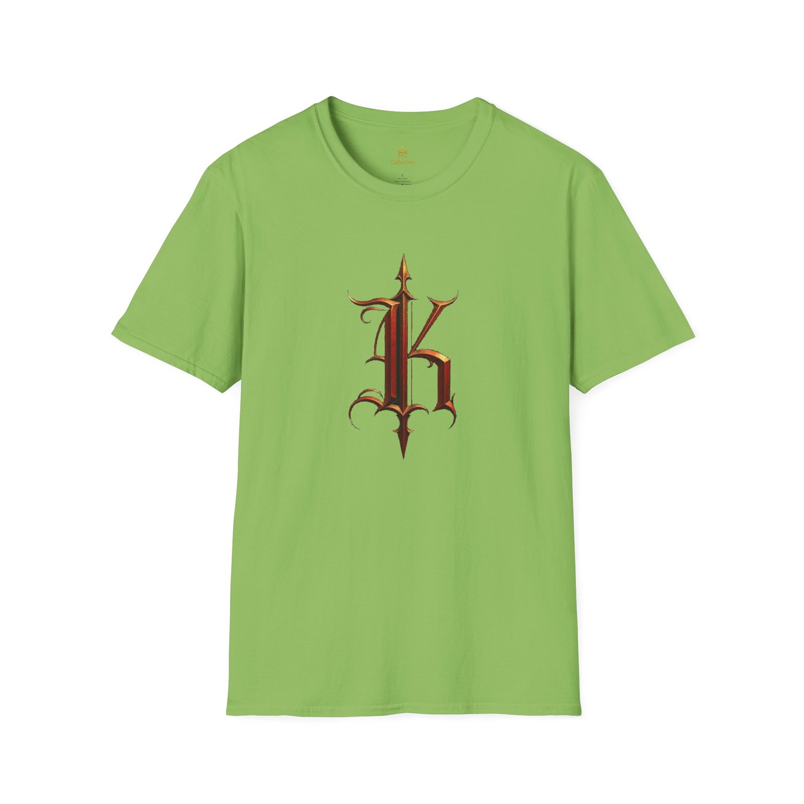 Gothic Letter K T-Shirt — Vintage Dark Monogram Tee - Image 25
