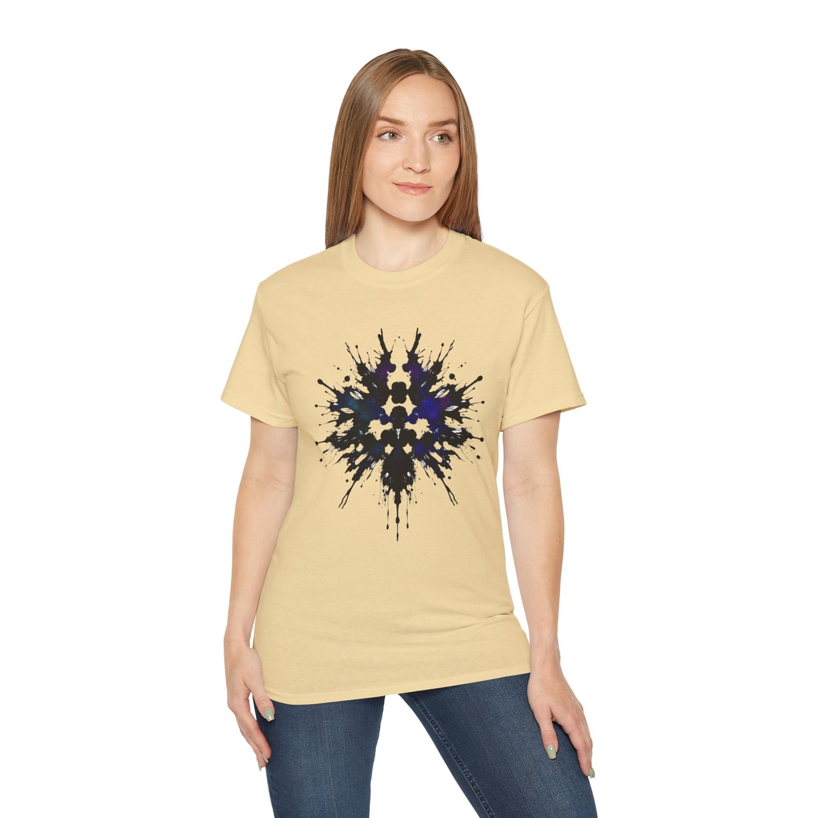 Inkblot Rorschach Tee — Abstract Symmetry Graphic T-Shirt - Image 26