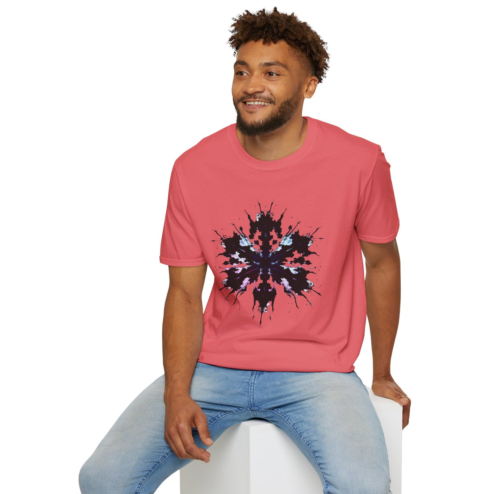 Rorschach Inkblot Graphic T-Shirt — Abstract Symmetry Tee - Image 23