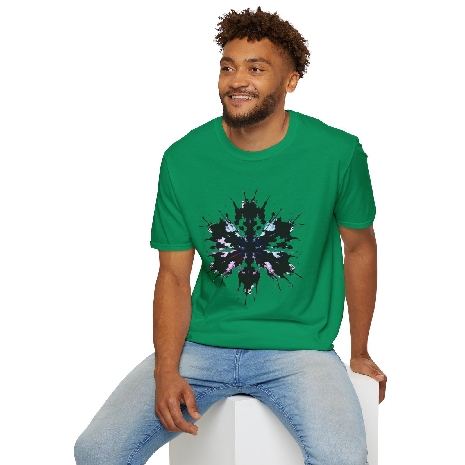 Rorschach Inkblot Graphic T-Shirt — Abstract Symmetry Tee - Image 7