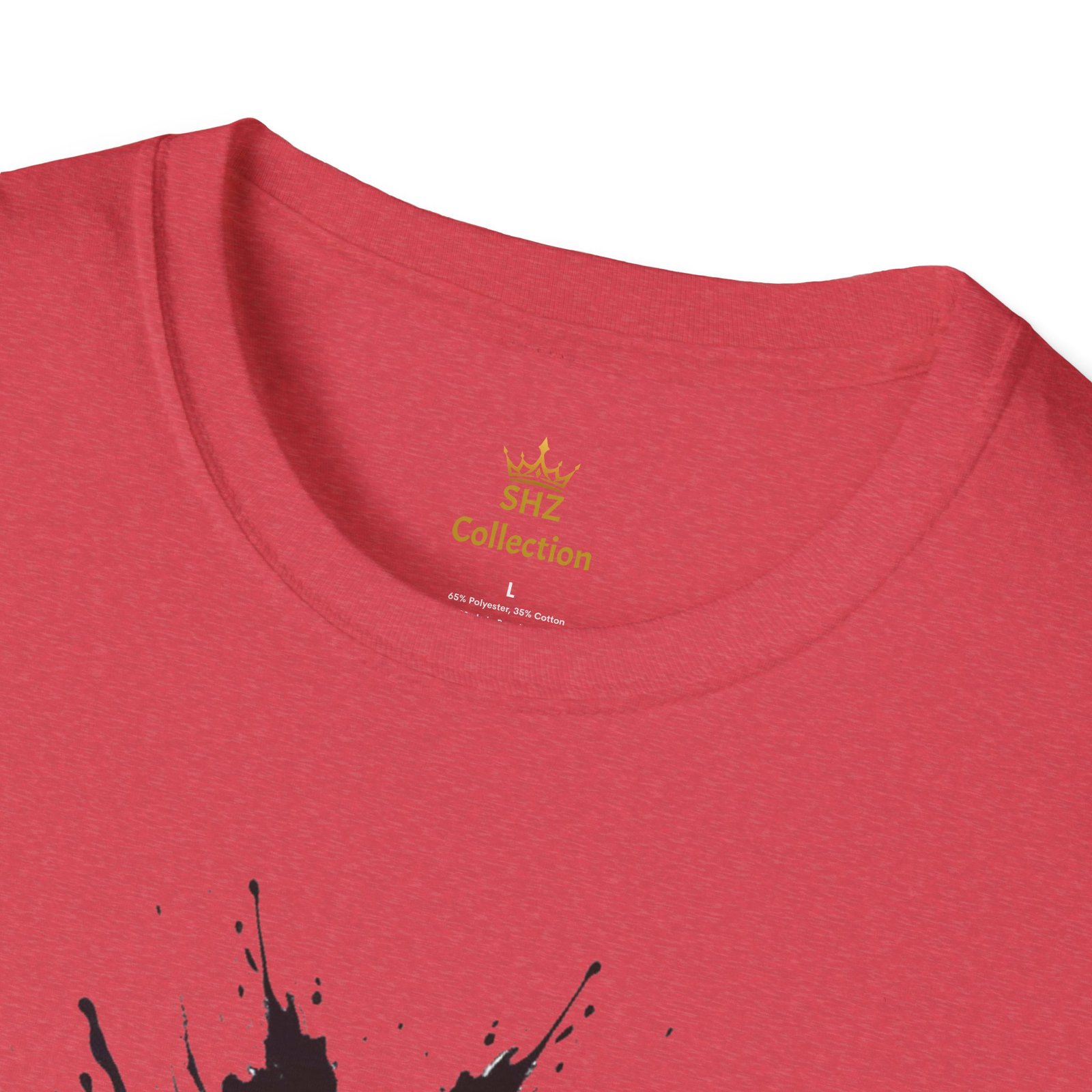 Inkblot Graphic T-Shirt — Rorschach Splash Art Tee - Image 91