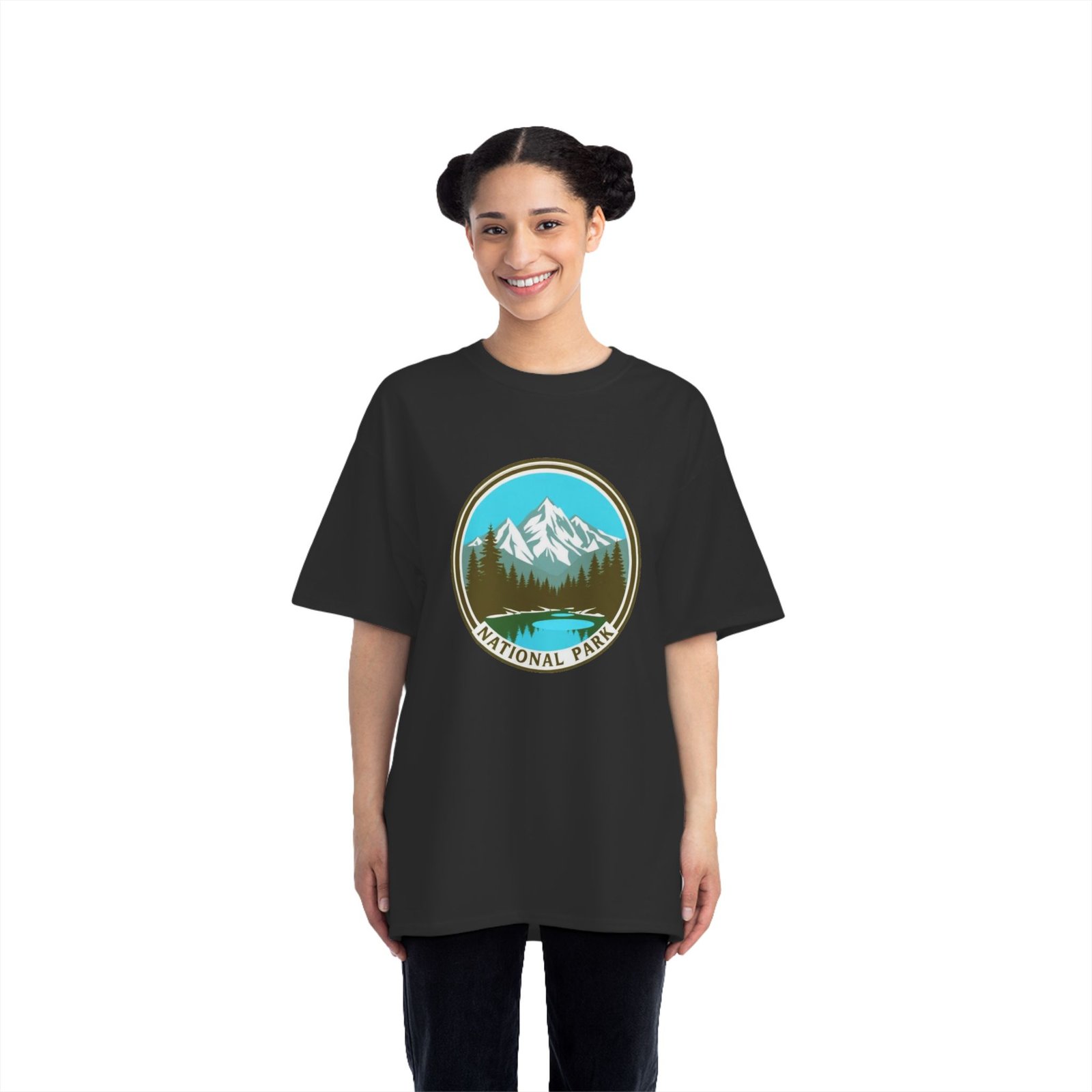 National Park Mountains T-Shirt — Vintage Mountain Badge Tee - Image 11