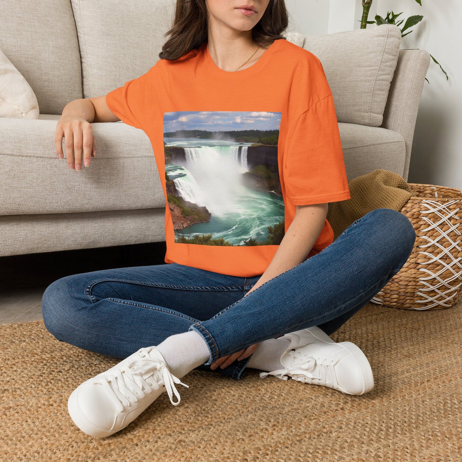 Niagara Falls Photo T-Shirt — Scenic Waterfall Travel Tee - Image 15